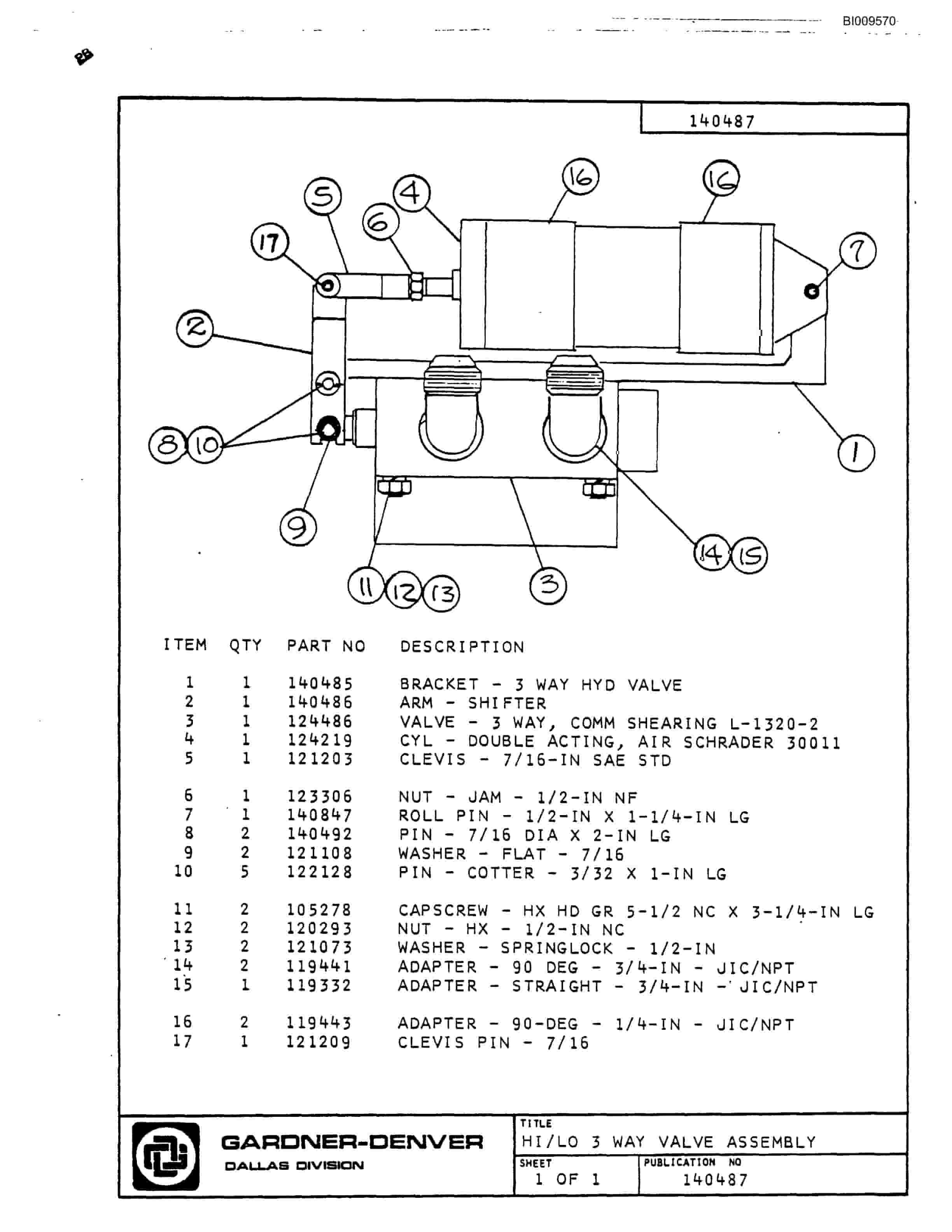 Bucyrus RDC-30 Parts Catalog BI009570-5