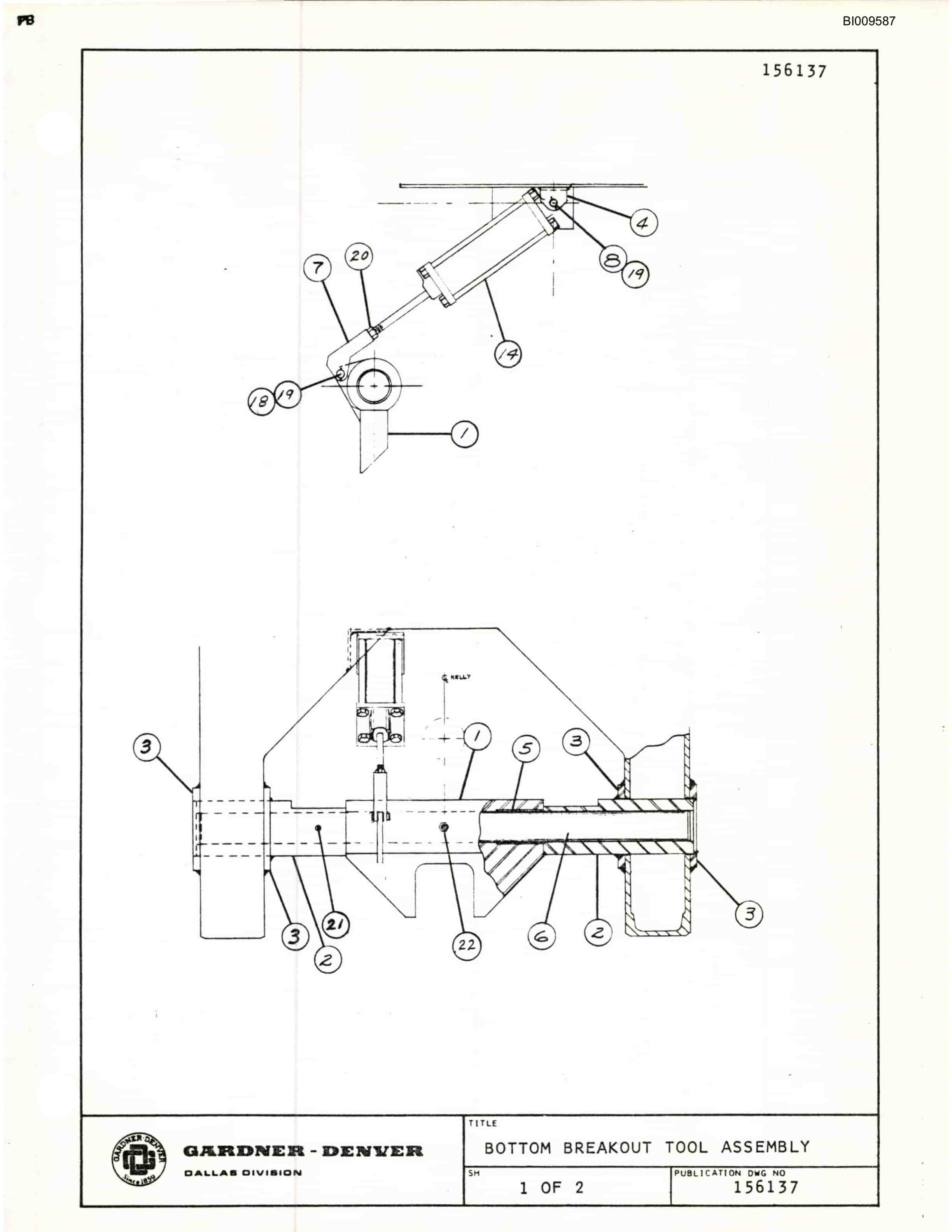 Bucyrus RDC-30 Parts Catalog BI009587-3