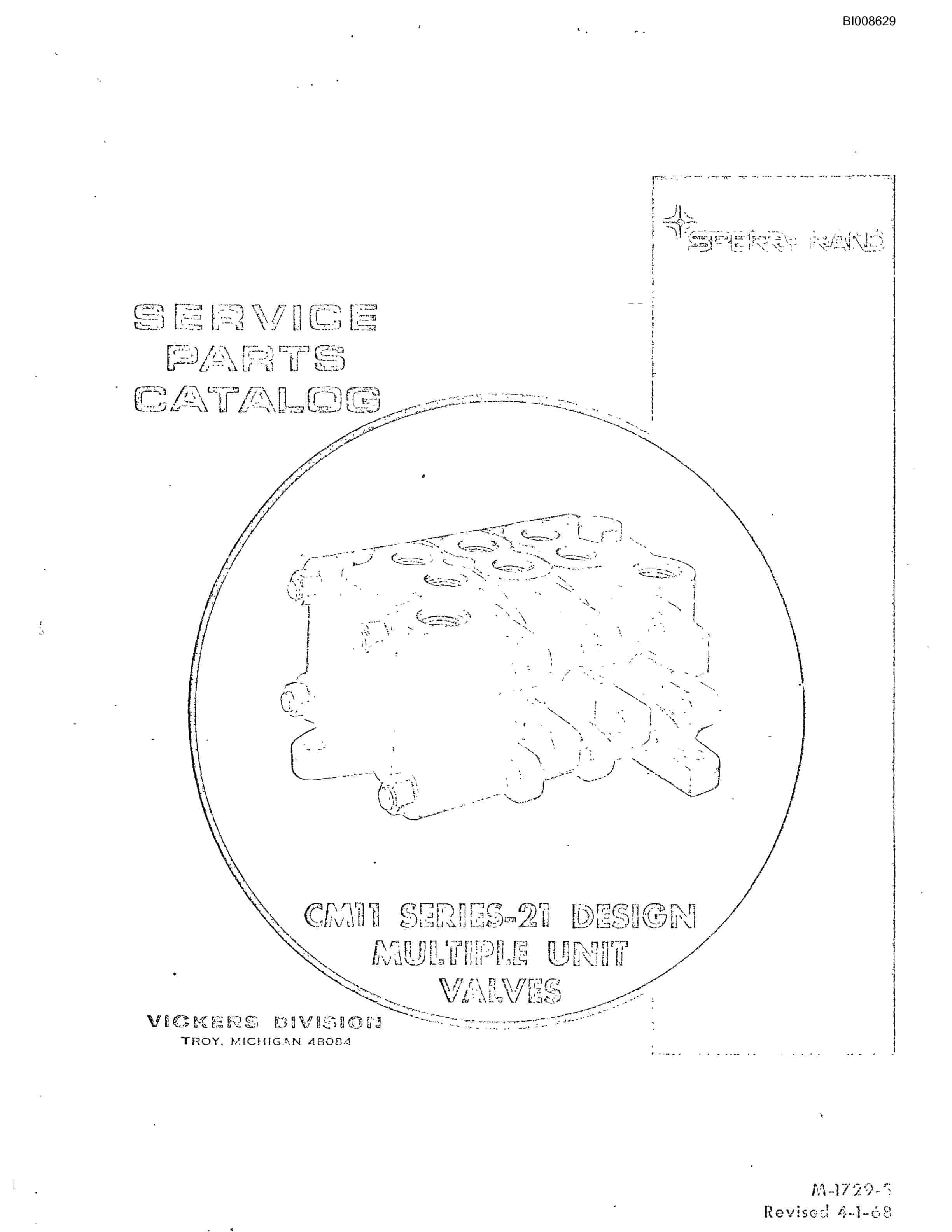 Bucyrus RDC-630-66-101 Parts Catalog BI008629-5
