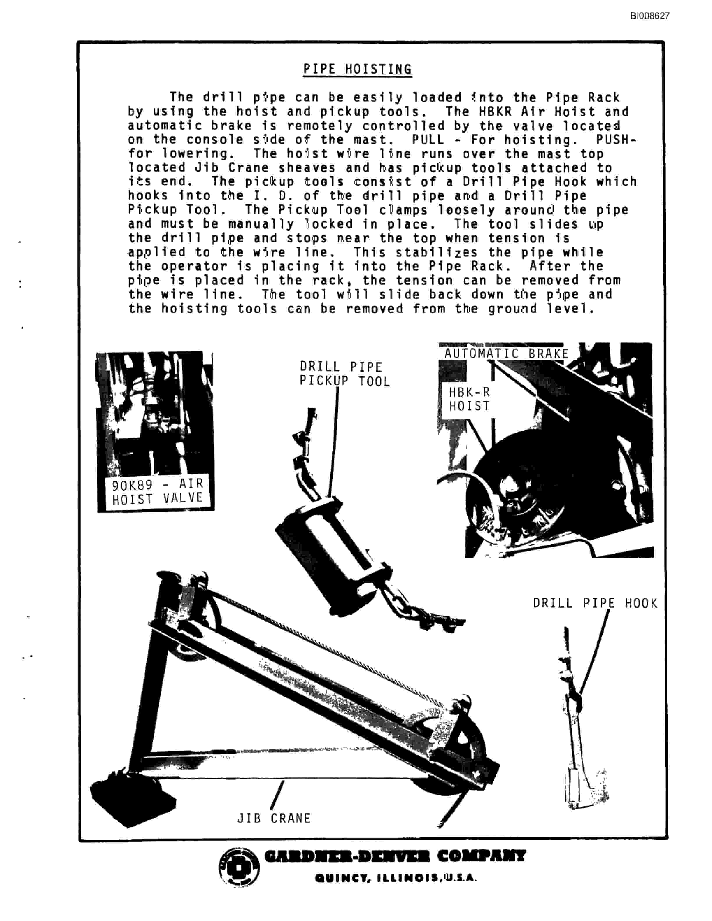 Bucyrus RDC-930 Rota-Crawl Drill Technical Manual BI008627-3