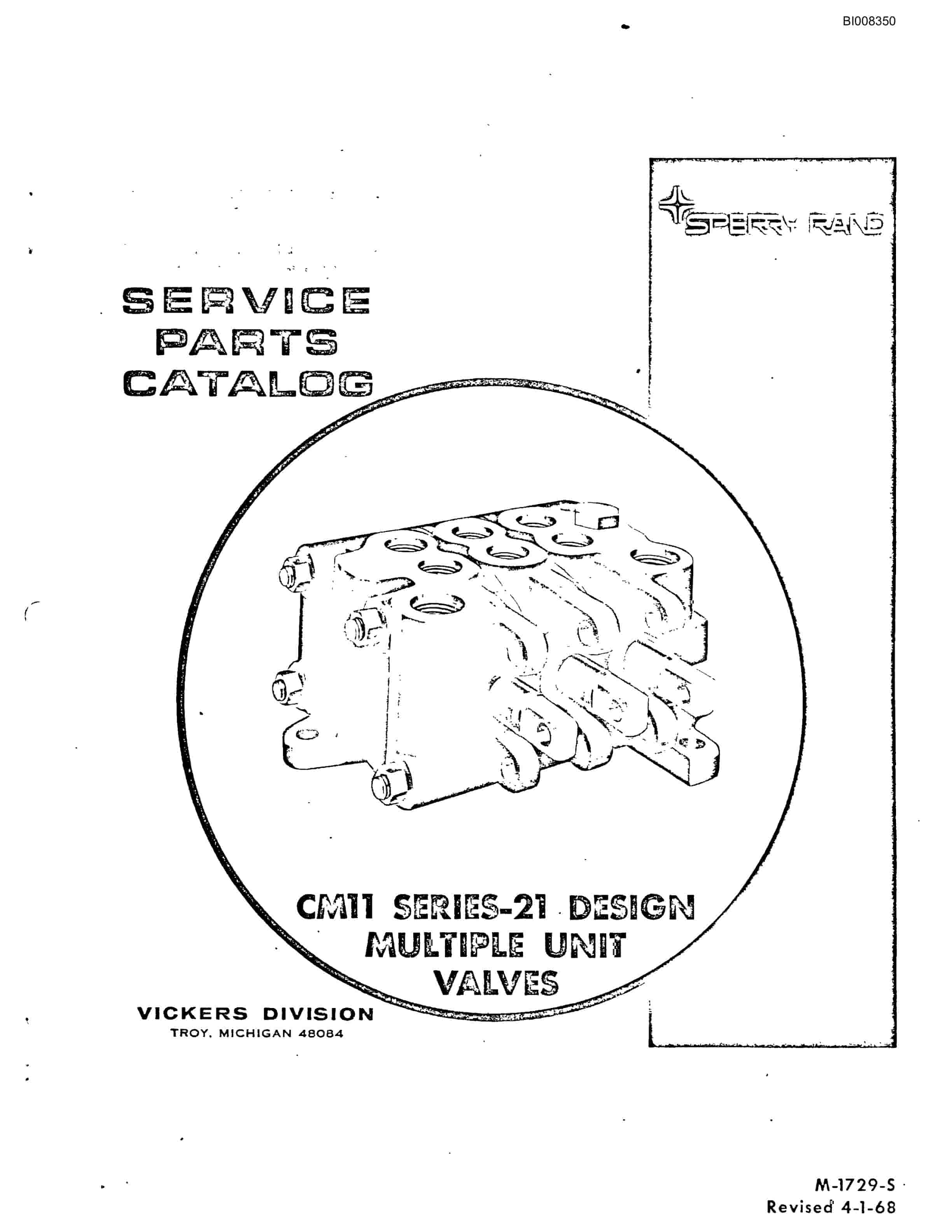 Bucyrus RDC11 Rotary Blasthole Drill Parts Catalog BI008350-3
