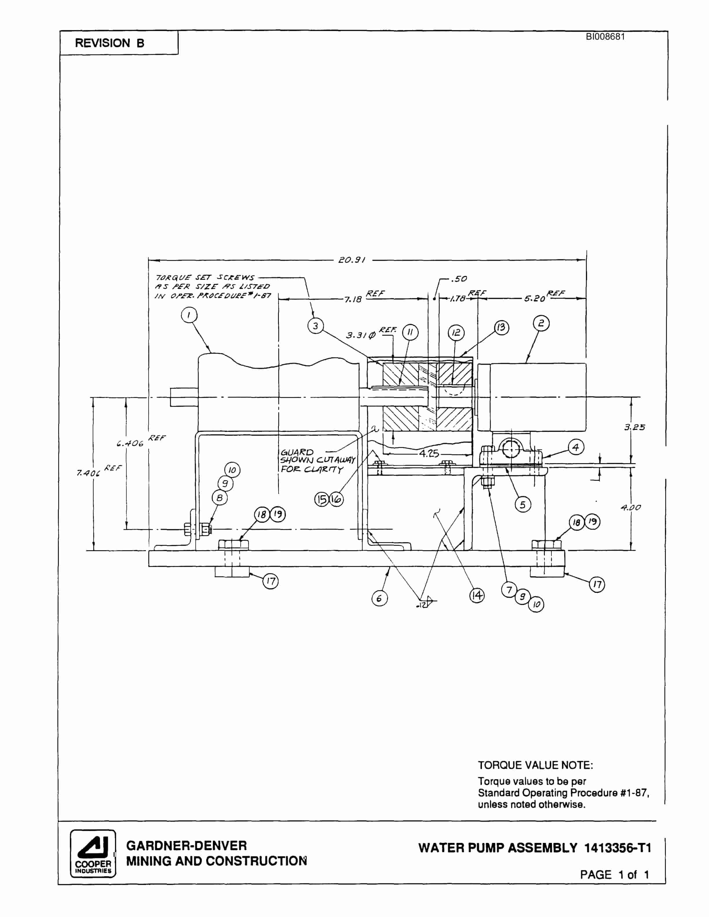 Bucyrus RDC16D Rotary Blasthole Drill Parts Catalog BI008681-2