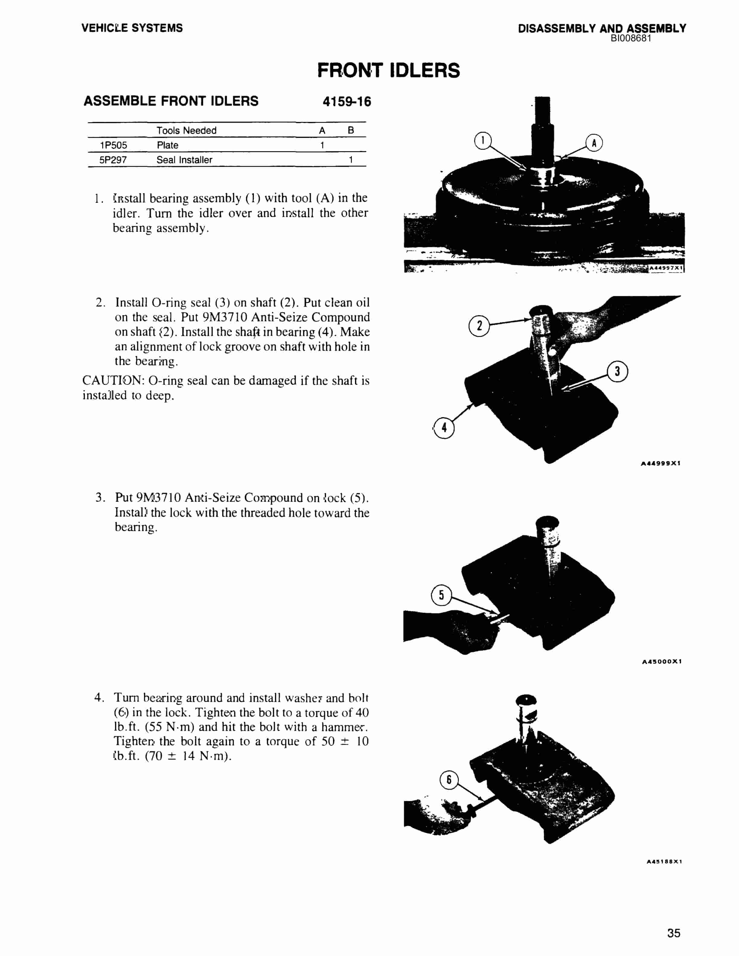 Bucyrus RDC16D Rotary Blasthole Drill Parts Catalog BI008681-4