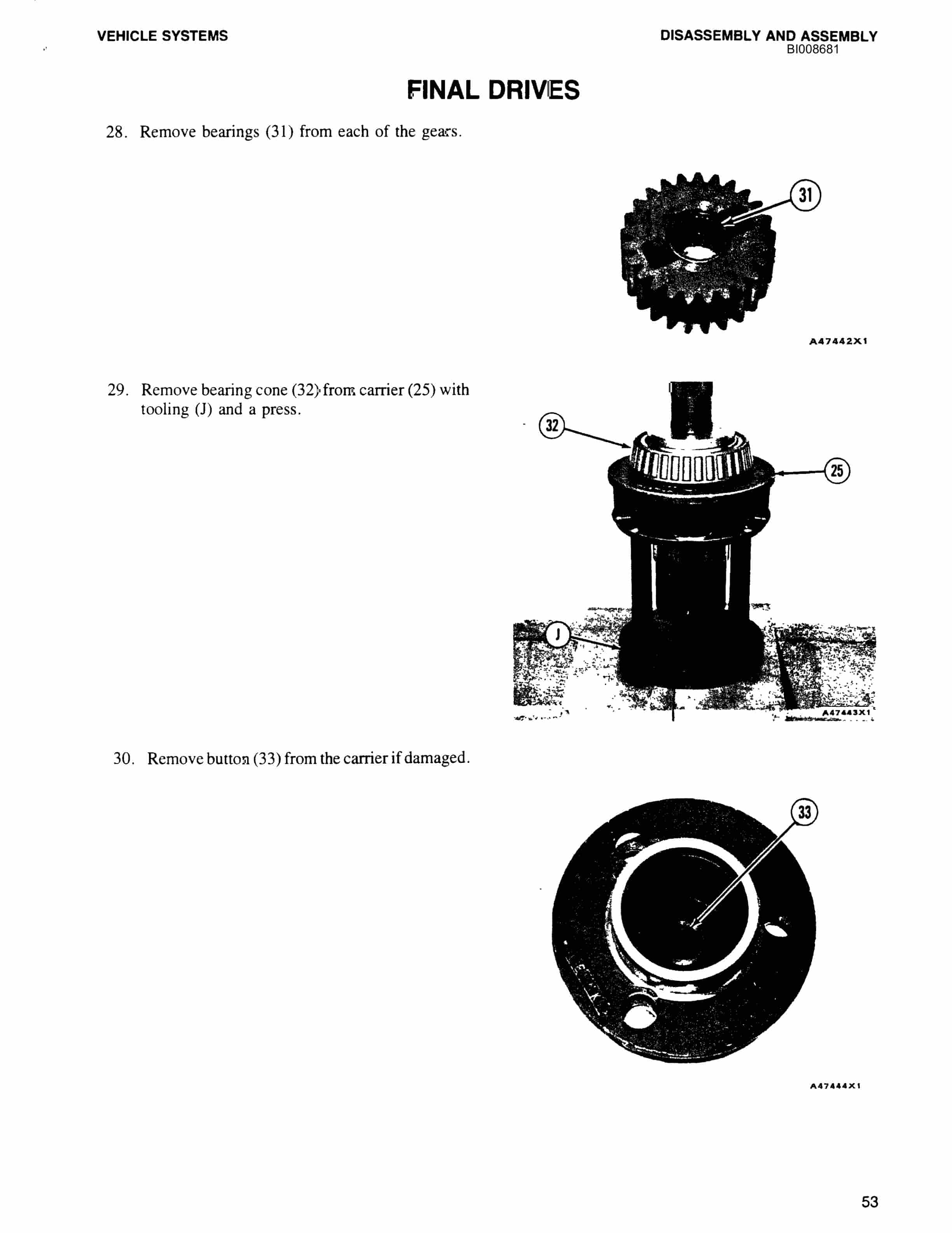 Bucyrus RDC16D Rotary Blasthole Drill Parts Catalog BI008681-5