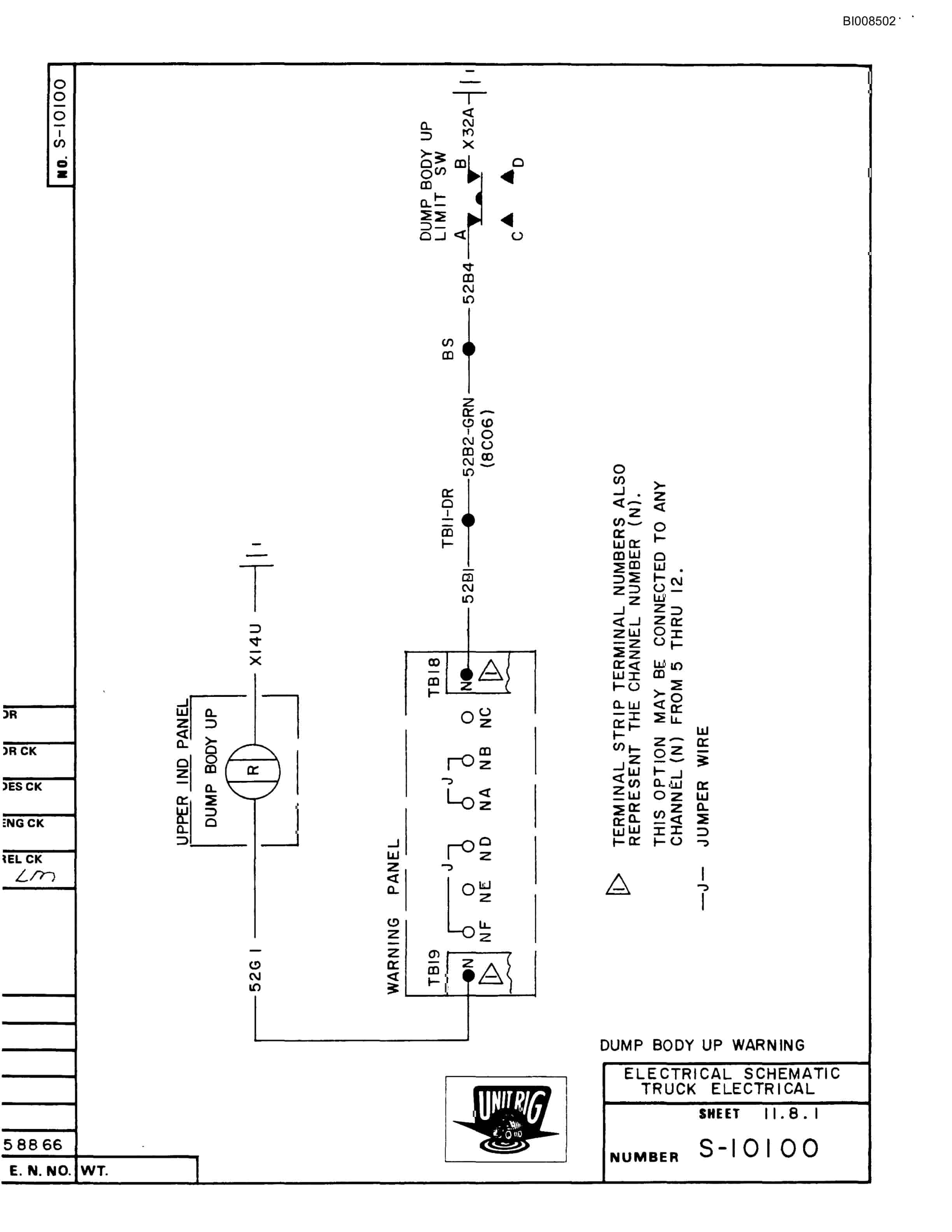 Bucyrus RM-100 Parts Catalog BI008502-5