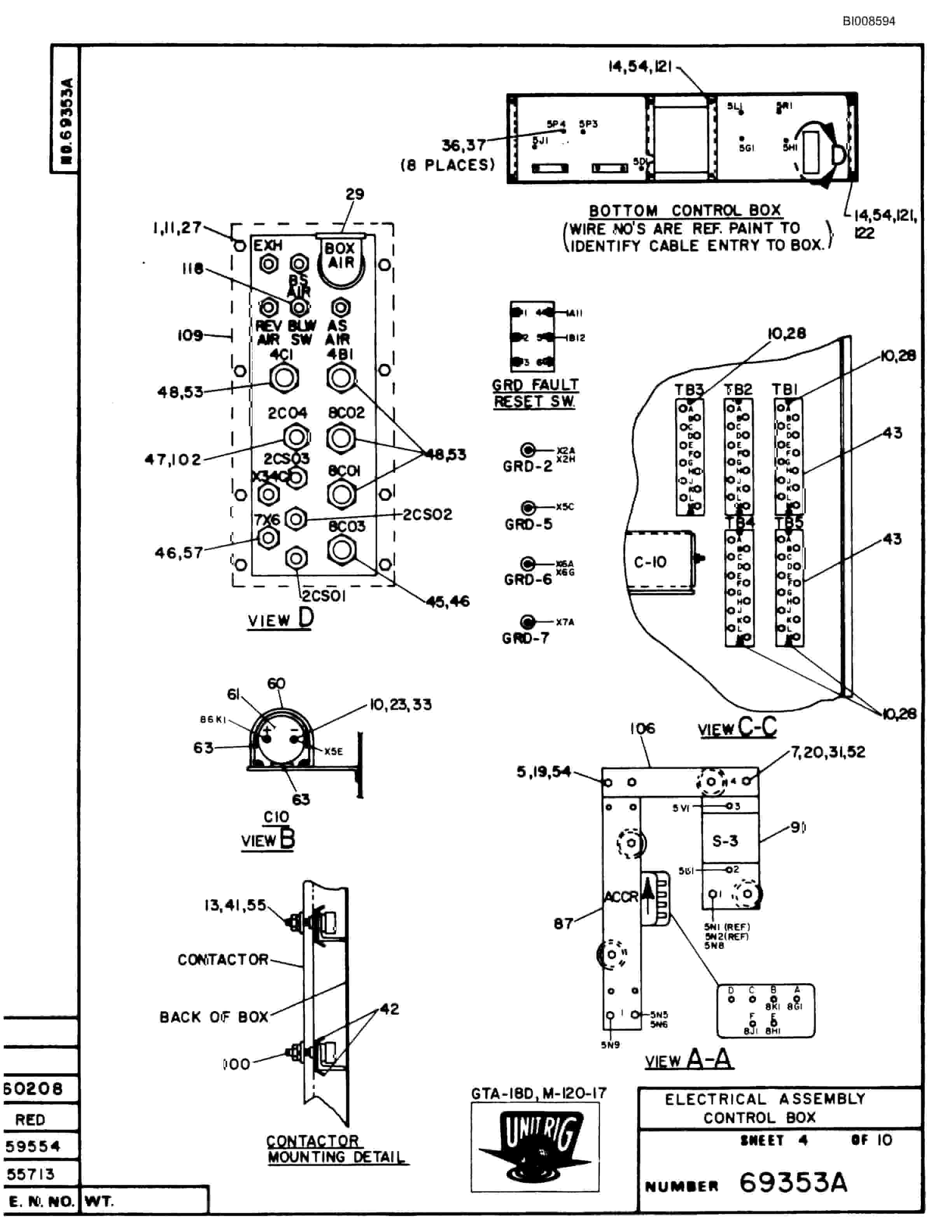 Bucyrus RM-120-17 Parts Catalog BI008594-3