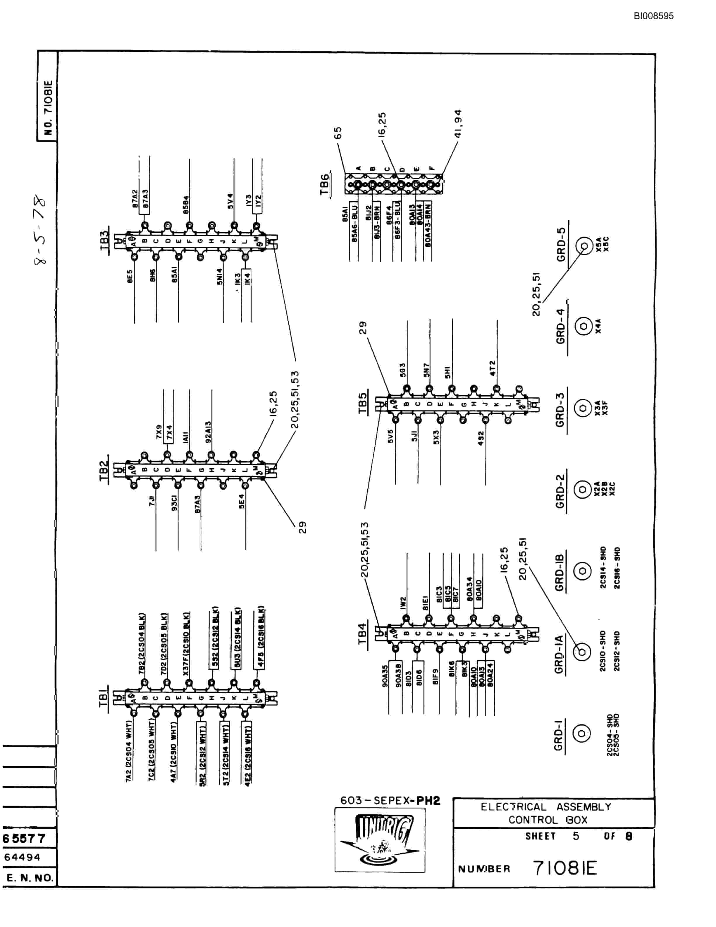 Bucyrus RM-120-17 Parts Catalog BI008595-2