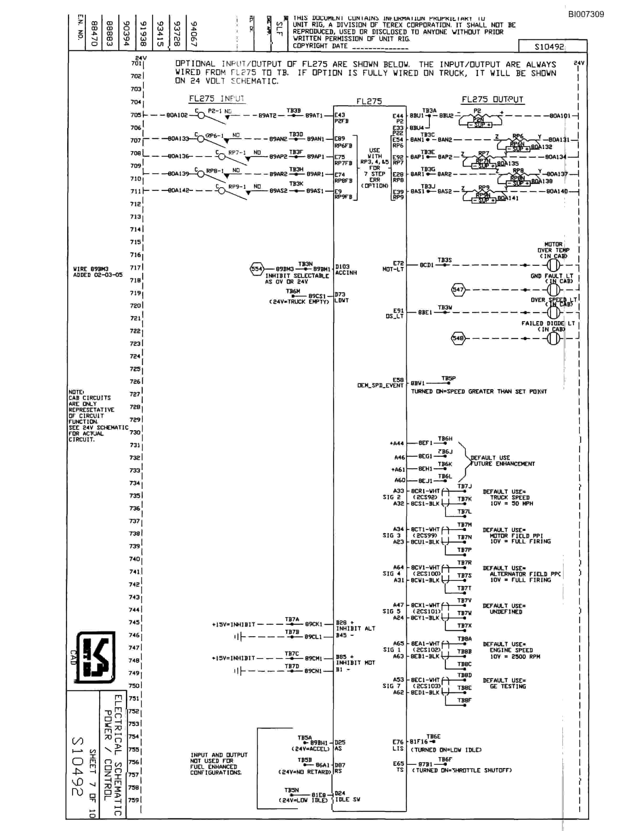 Bucyrus Satex III Electrical Technical Manual BI007309-4
