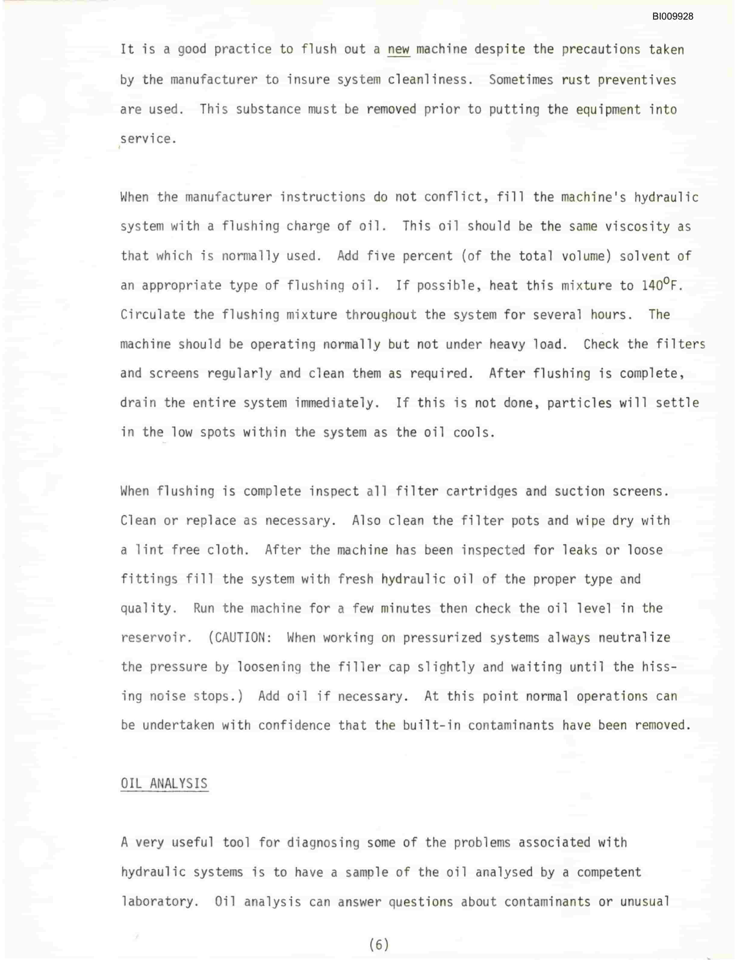 Bucyrus SC8000 Drilling Rig Technical Manual BI009928-5