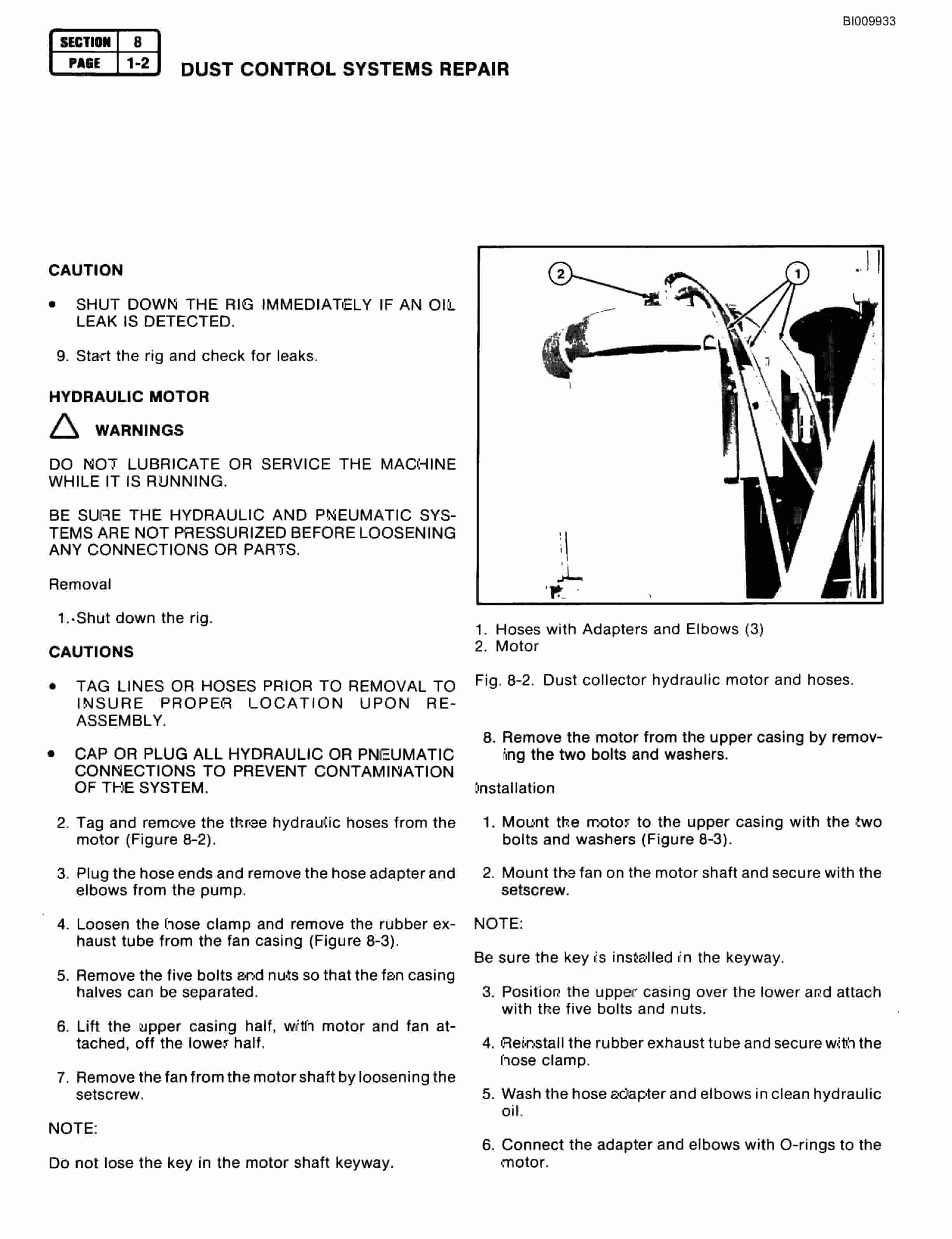 Bucyrus SC8000 Drilling Rig Technical Manual BI009933-5