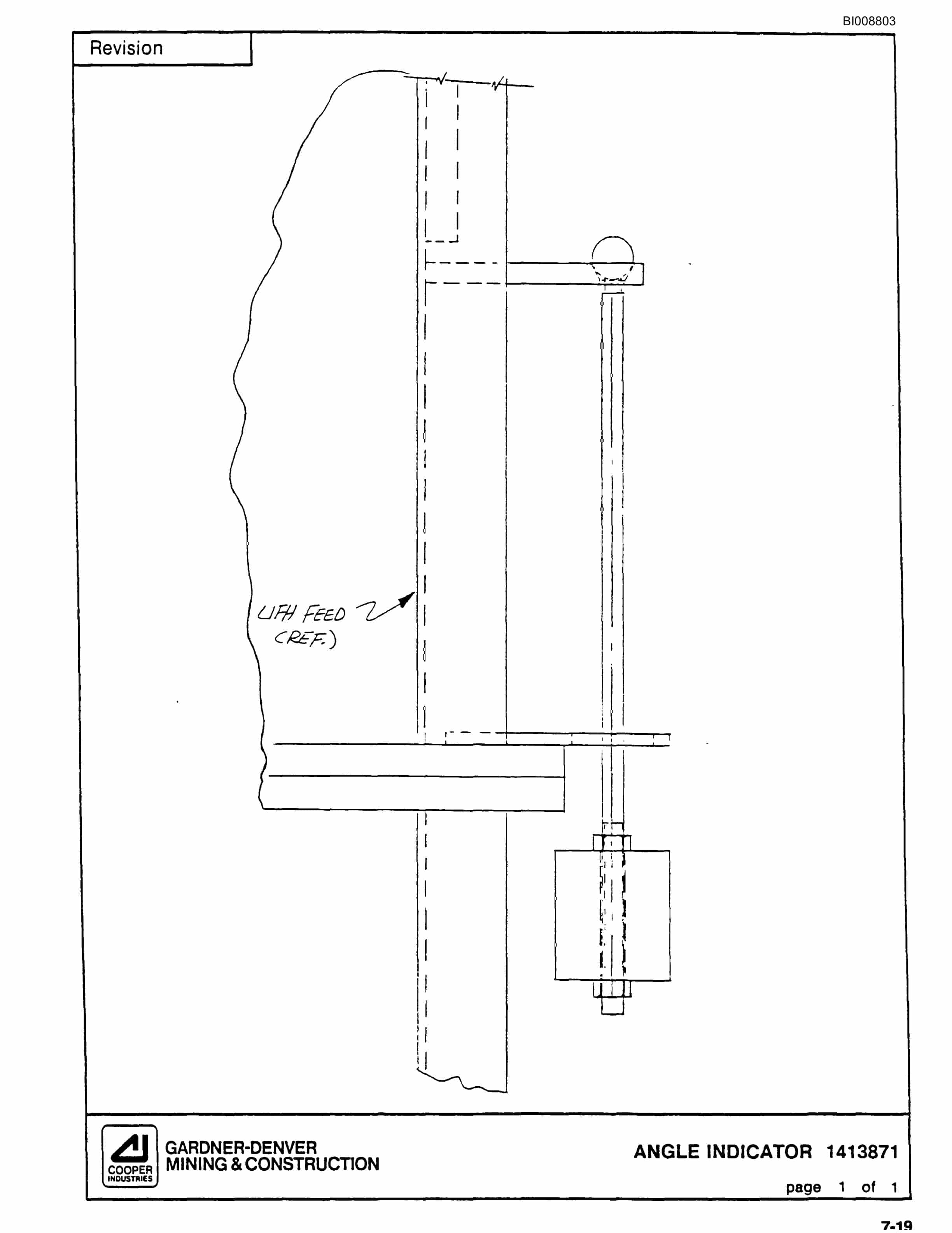Bucyrus SCH2500 And 2500A Self Contained Hydraulic Track Drill Parts Catalog BI008803-2