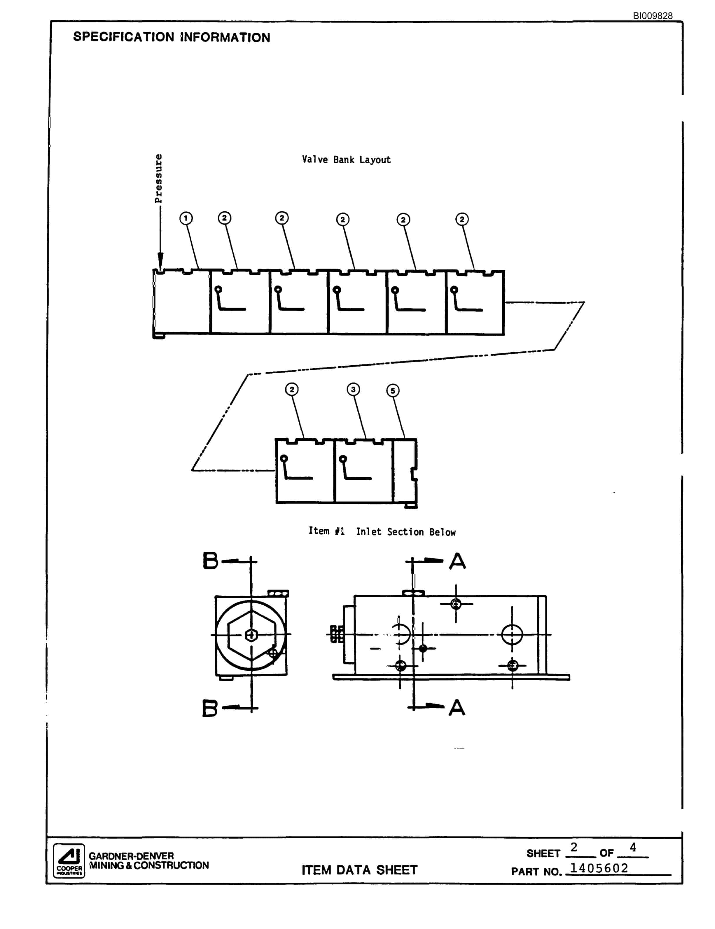 Bucyrus SCH2500 Self Contained Hydraulic Track Drill Parts Catalog BI009828-5