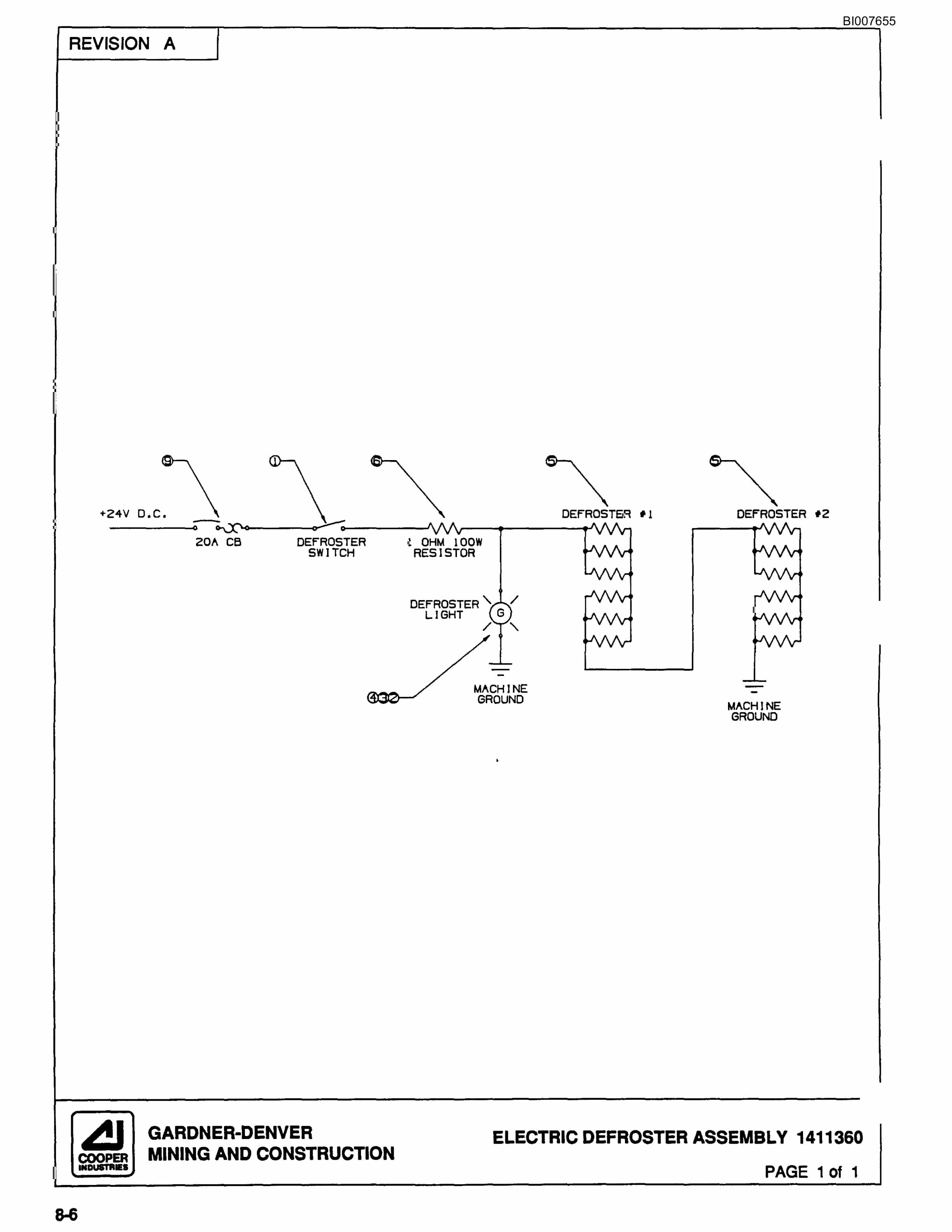 Bucyrus SCH3500 Self-Contained Hydraulic Track Drill Parts Catalog BI007655-2