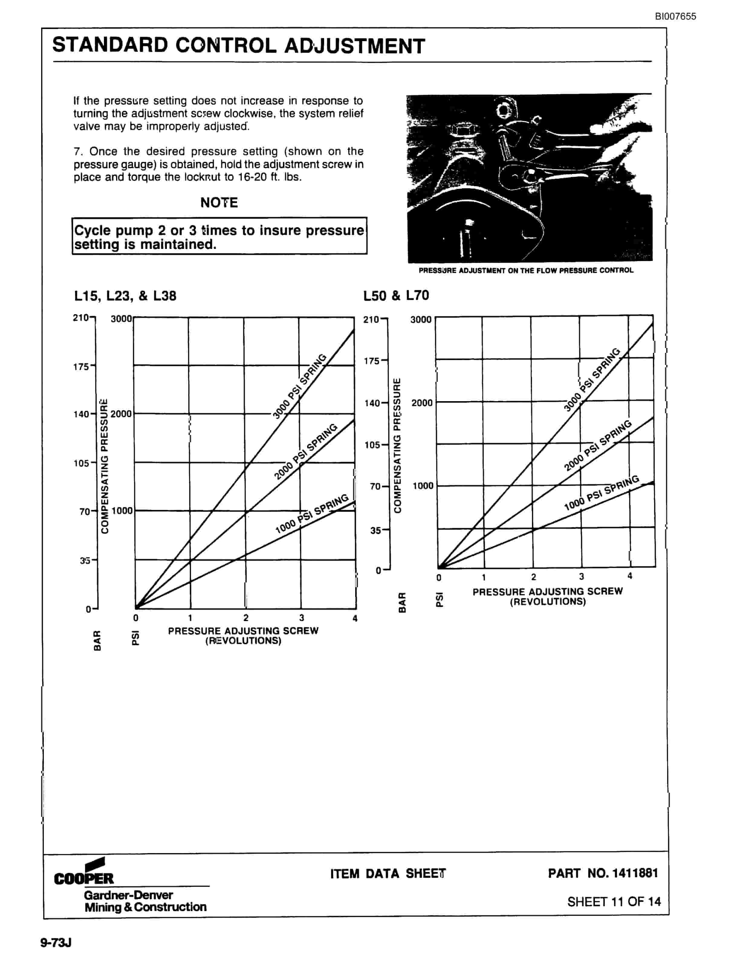 Bucyrus SCH3500 Self-Contained Hydraulic Track Drill Parts Catalog BI007655-5