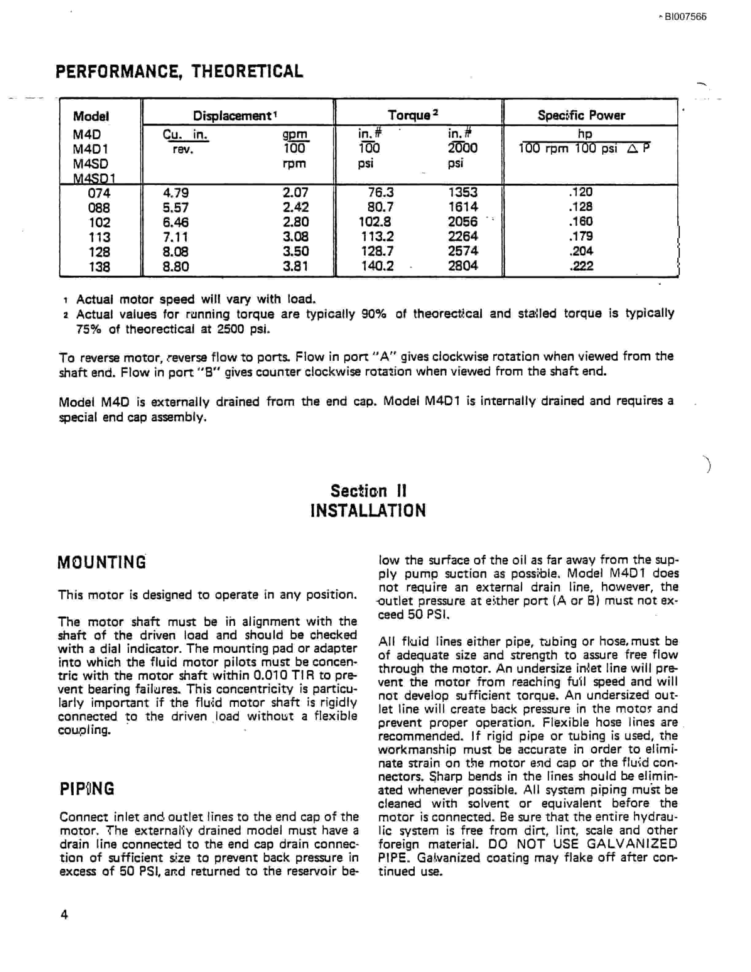 Bucyrus SCH3500A All Hydraulic Drilling Package Technical Manual BI007565-3