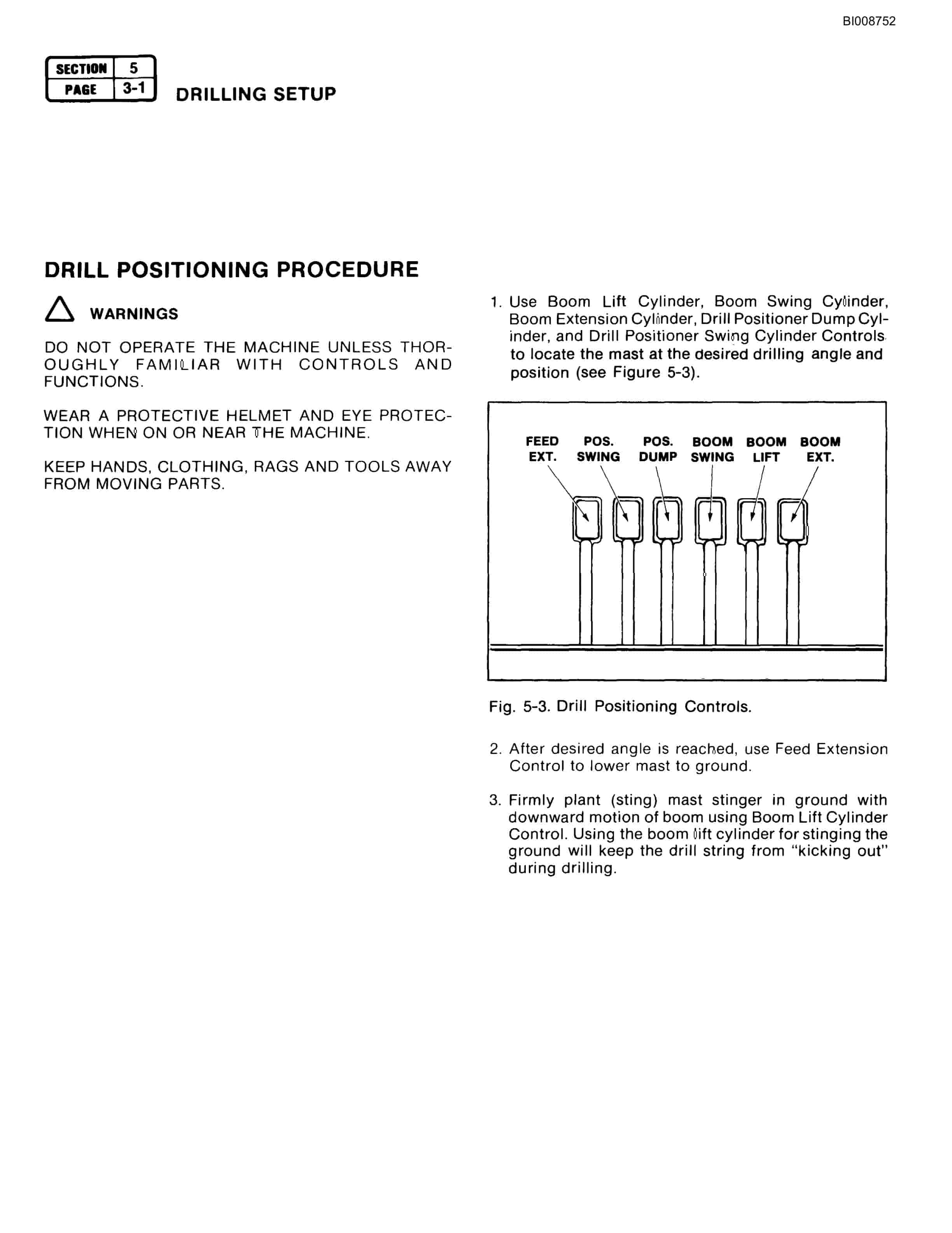 Bucyrus SCH3500A All Hydraulic Drilling Package Technical Manual BI008752-2