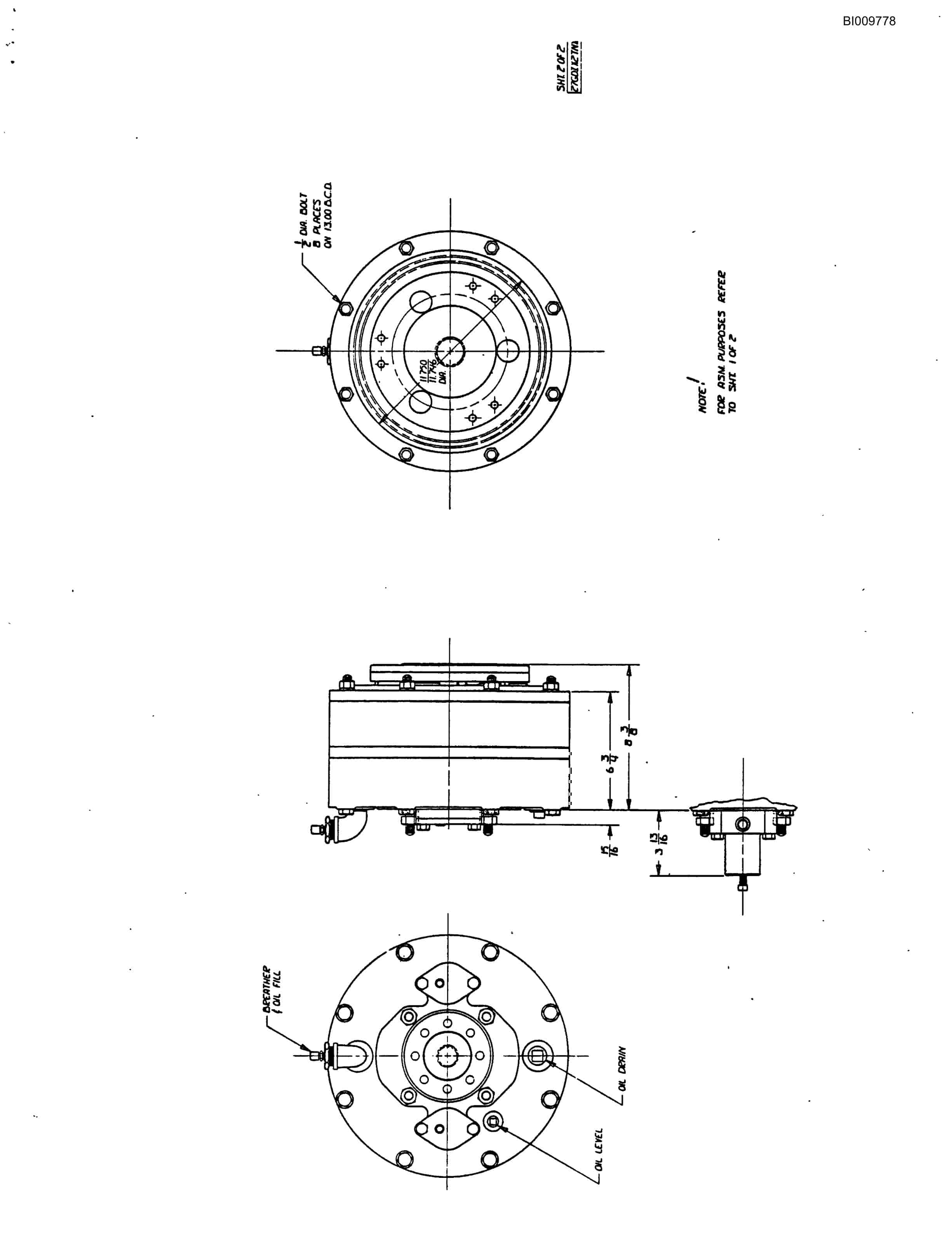Bucyrus SCH3500A Hydra-Track Technical Manual BI009778-5