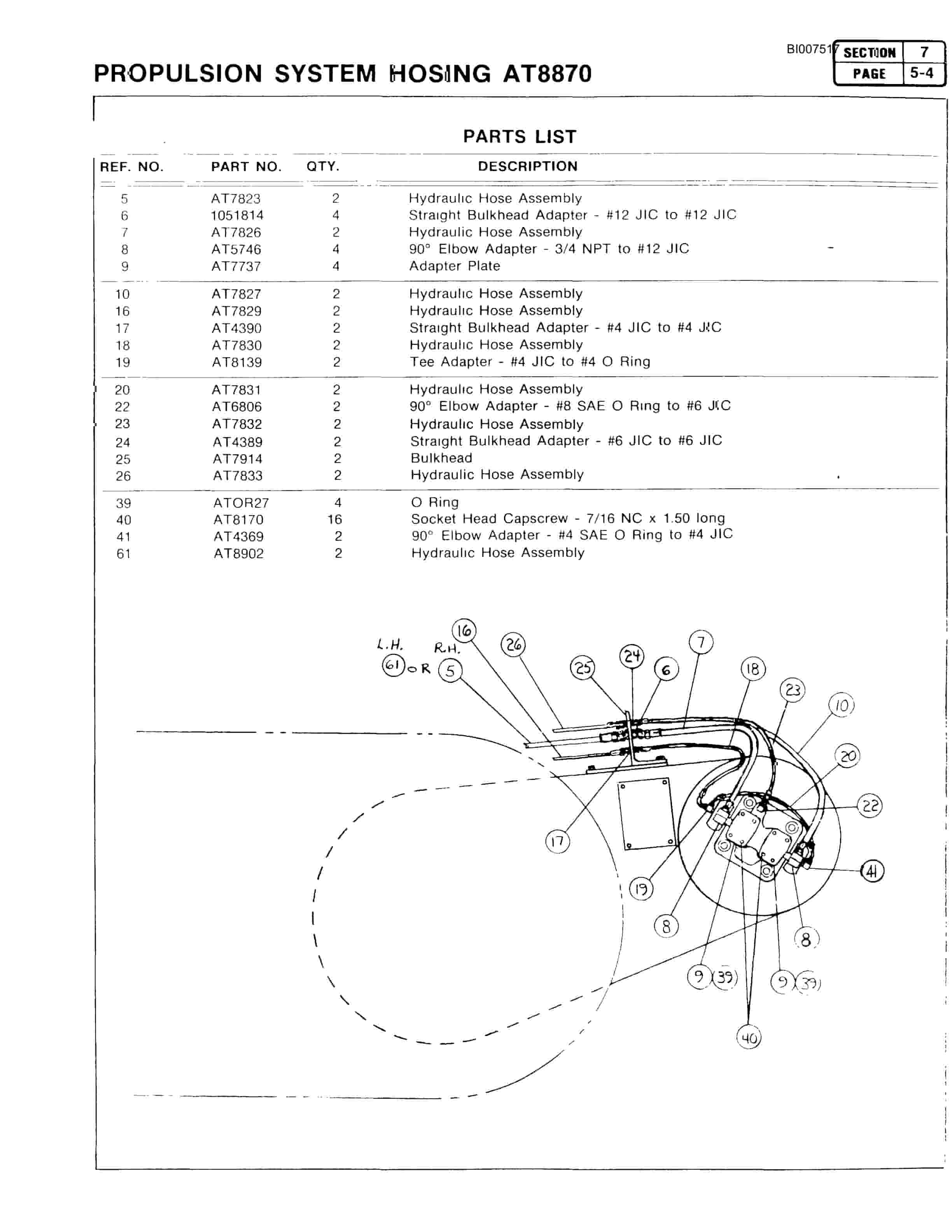 Bucyrus SCH3500AV Parts Catalog BI007517-4