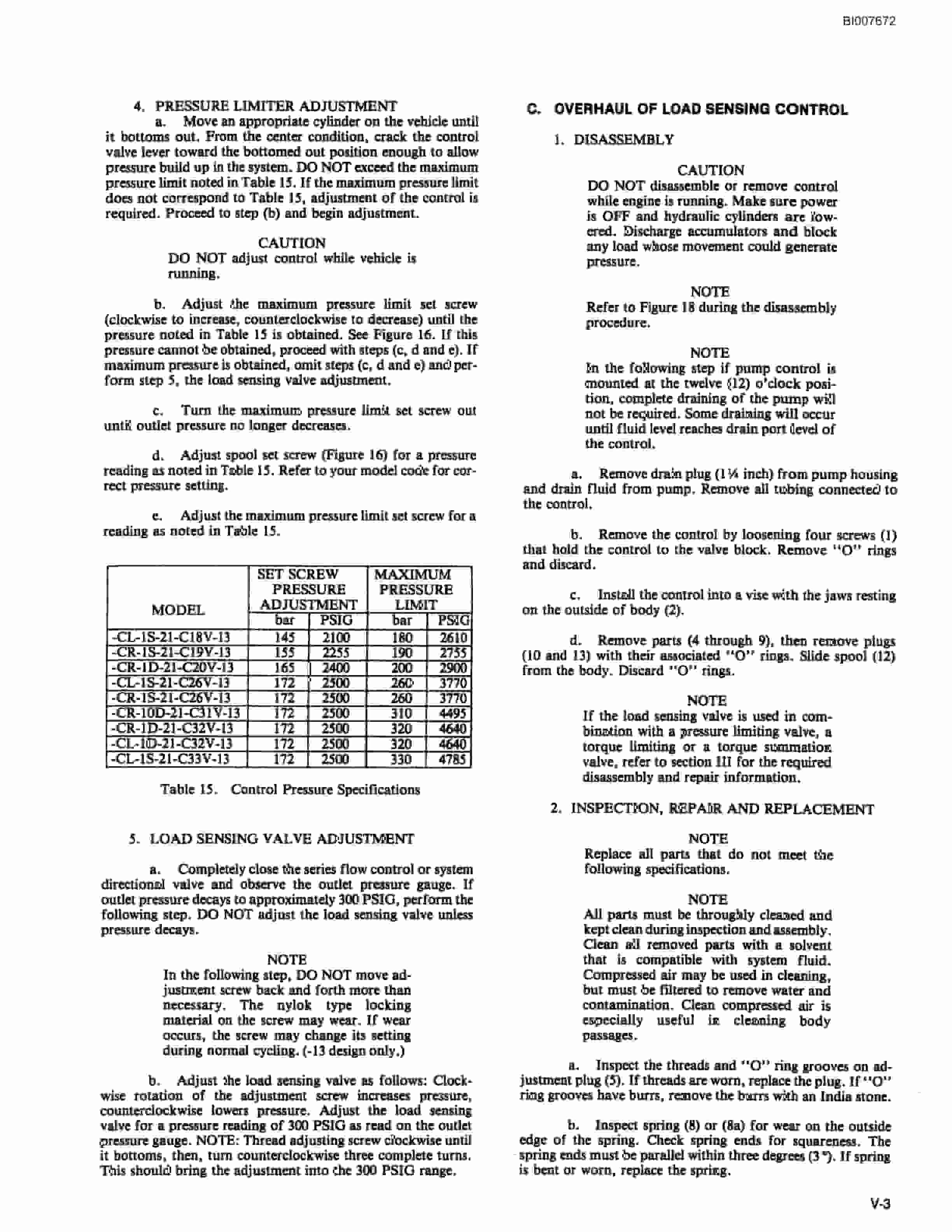 Bucyrus SCH3500BV Parts Catalog BI007672-4