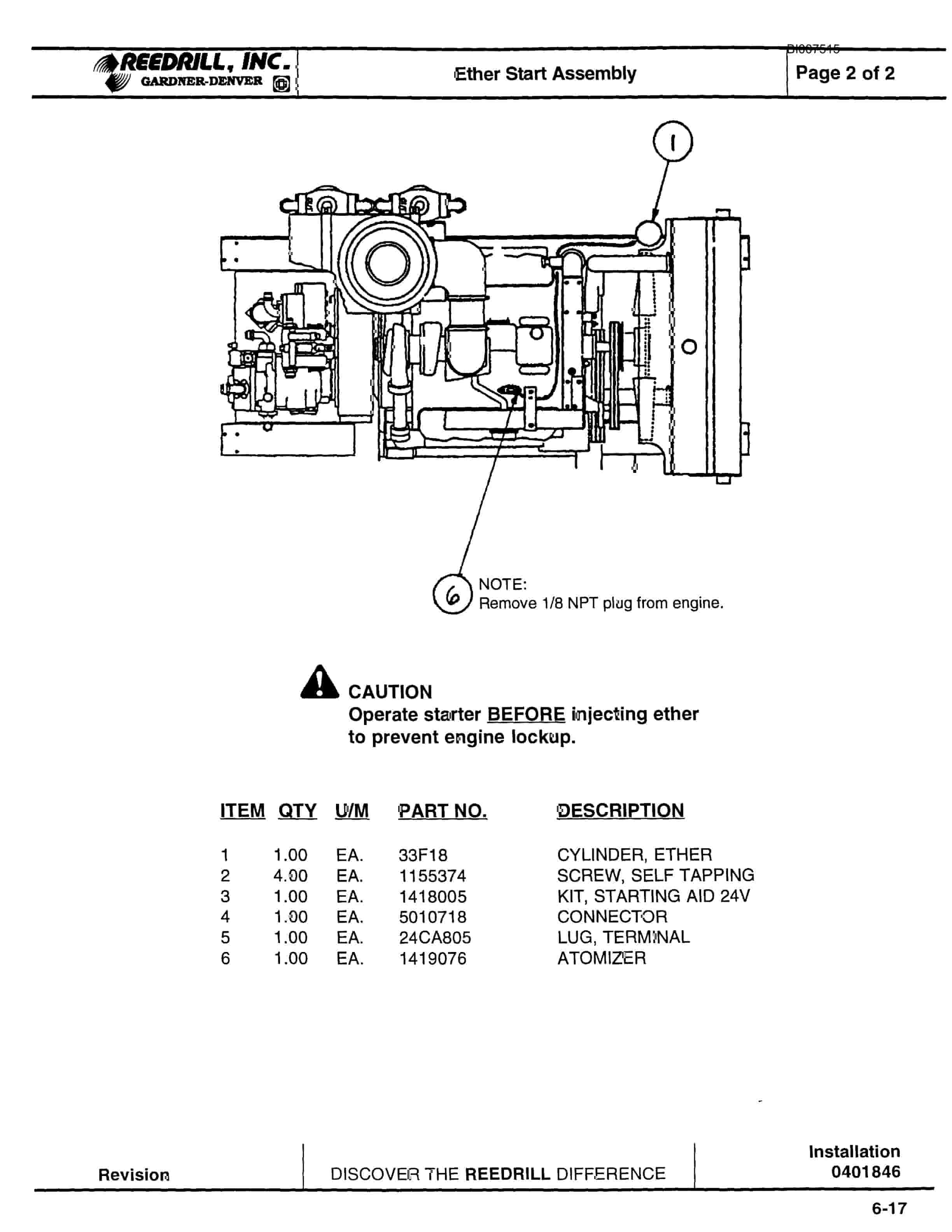 Bucyrus SCH3500BV1 Self Contained Hydraulic Track Drill Parts Catalog BI007515-4
