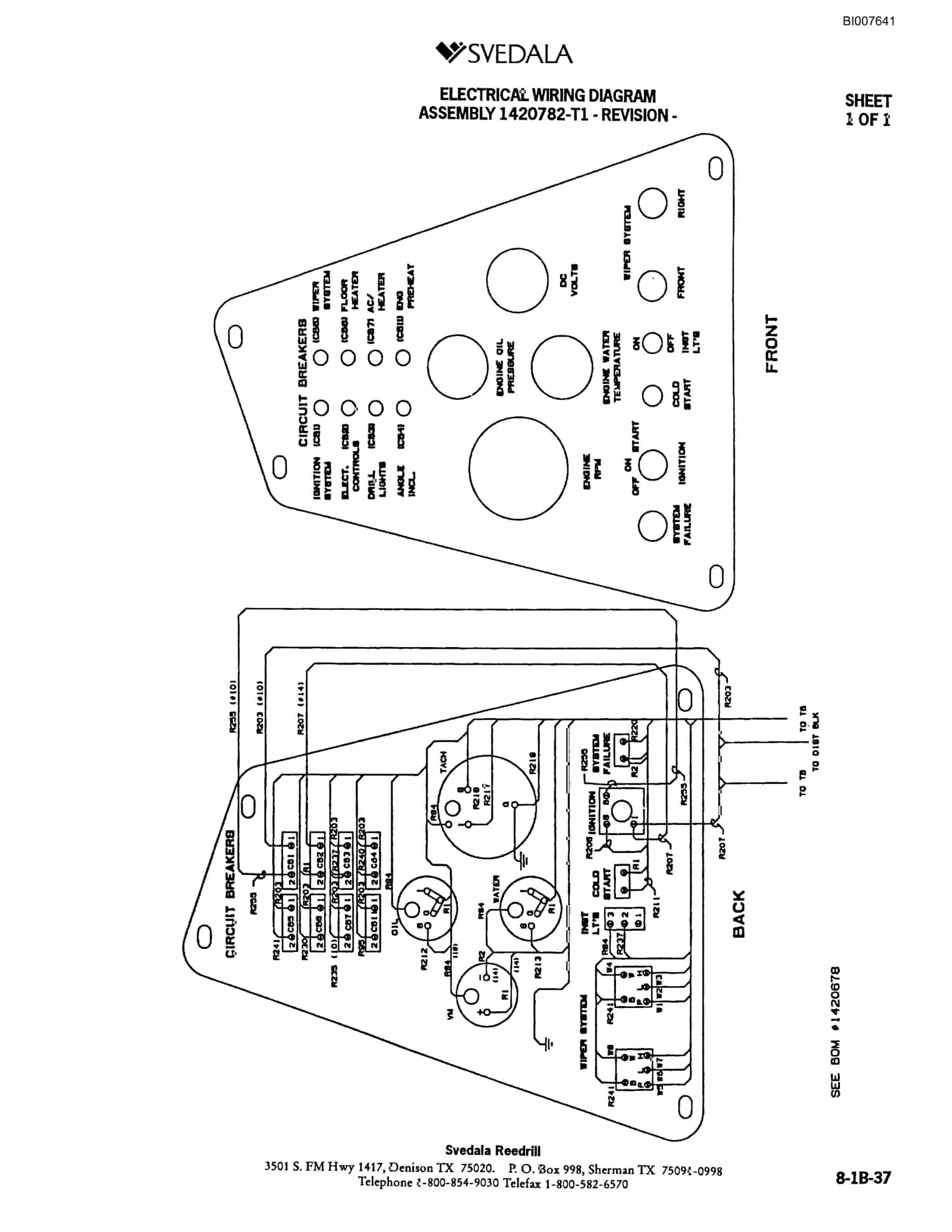 Bucyrus SCH5000 Hydraulic Track Drill Parts Catalog BI007641-3