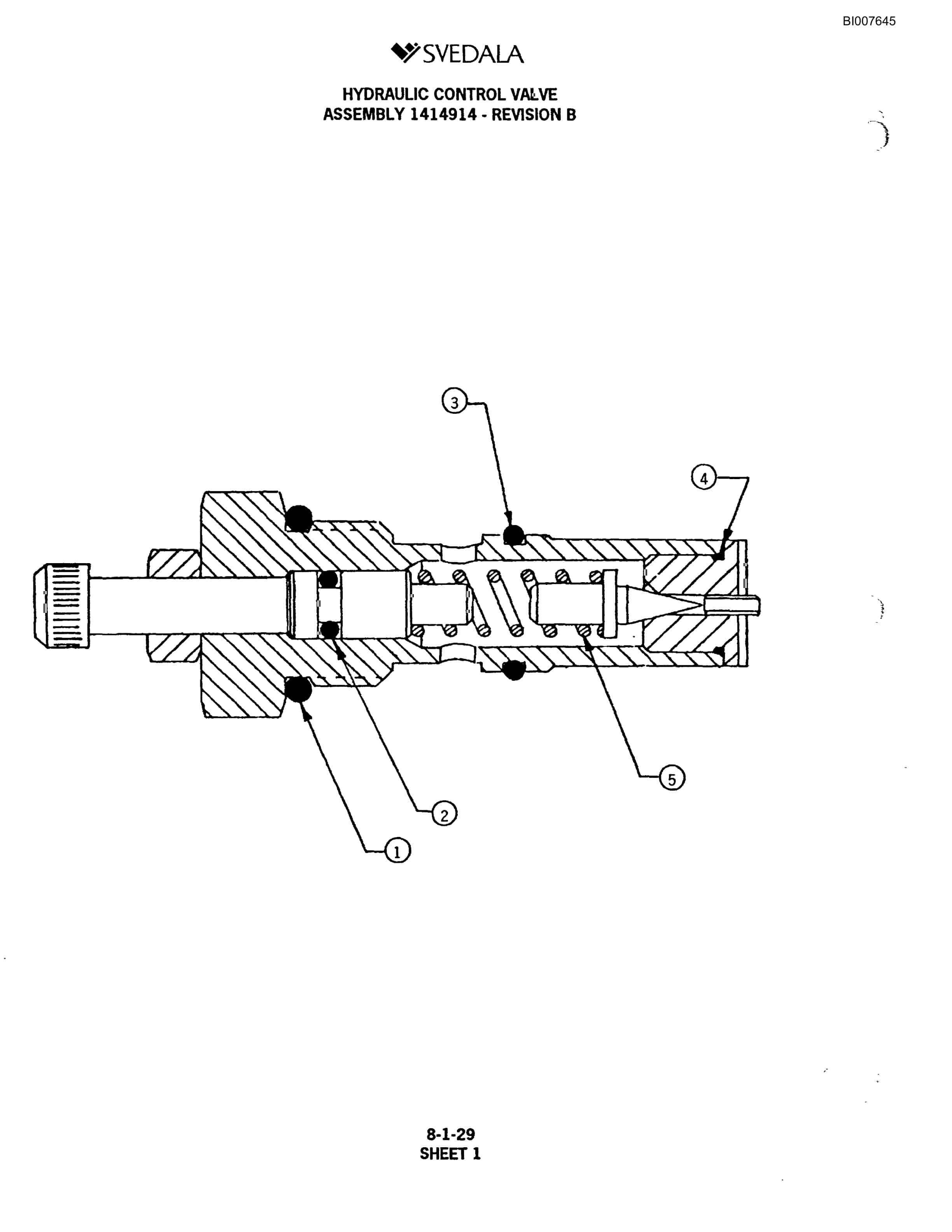 Bucyrus SCH5000 Hydraulic Track Drill Parts Catalog BI007645-4