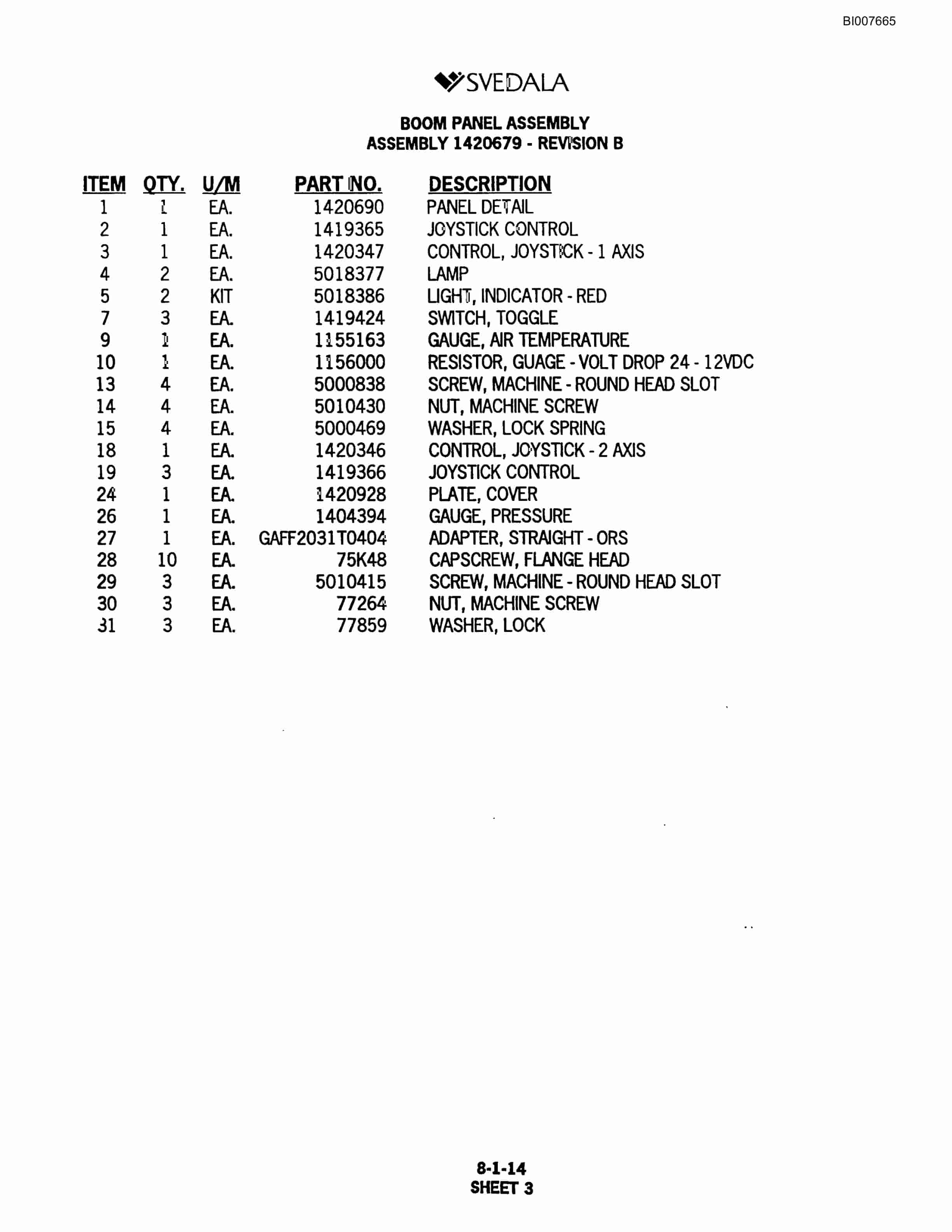 Bucyrus SCH5000 Hydraulic Track Drill Parts Catalog BI007665-3