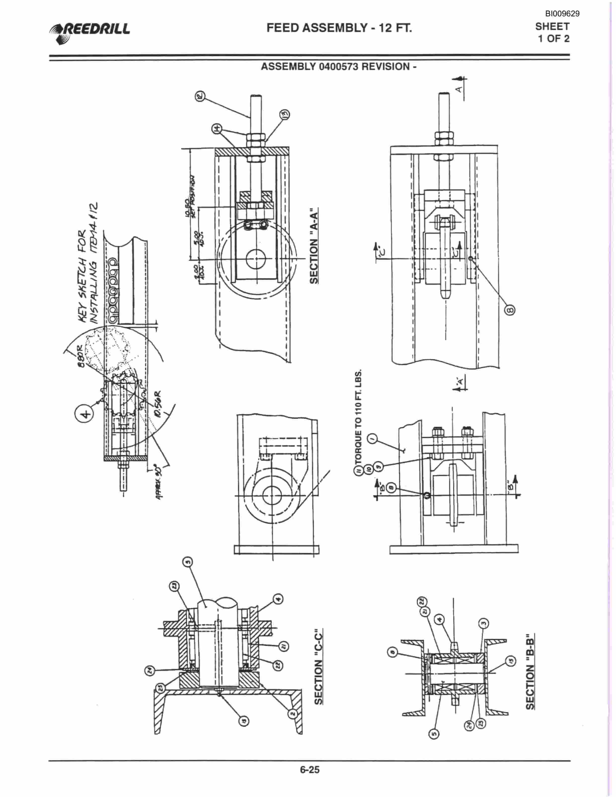 Bucyrus SCH50000 Parts Catalog BI009629-3
