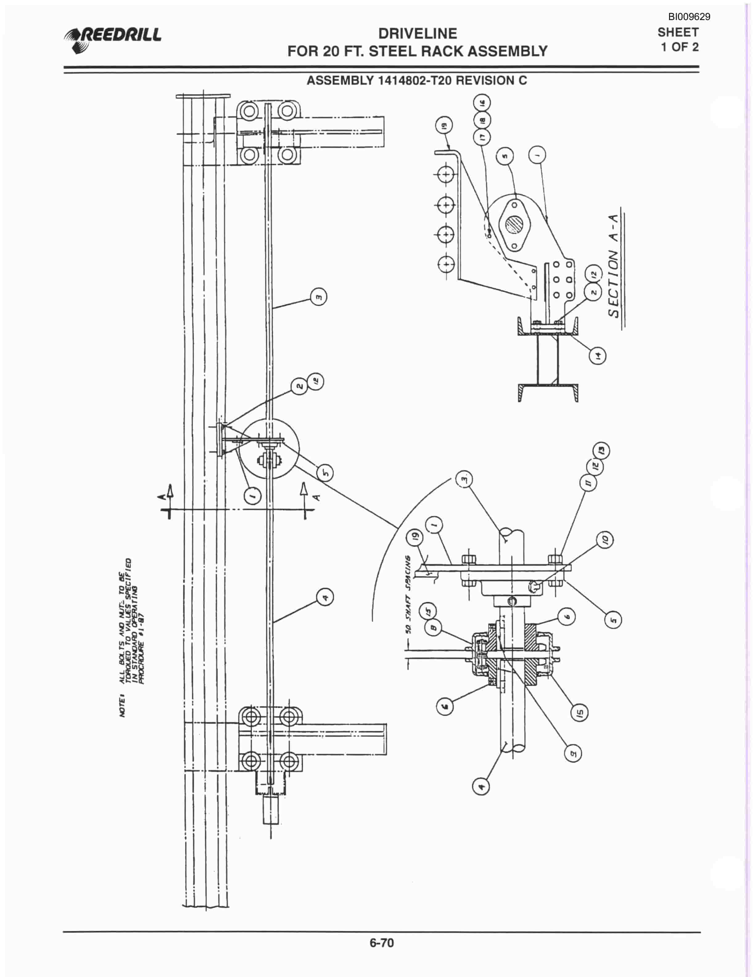 Bucyrus SCH50000 Parts Catalog BI009629-4