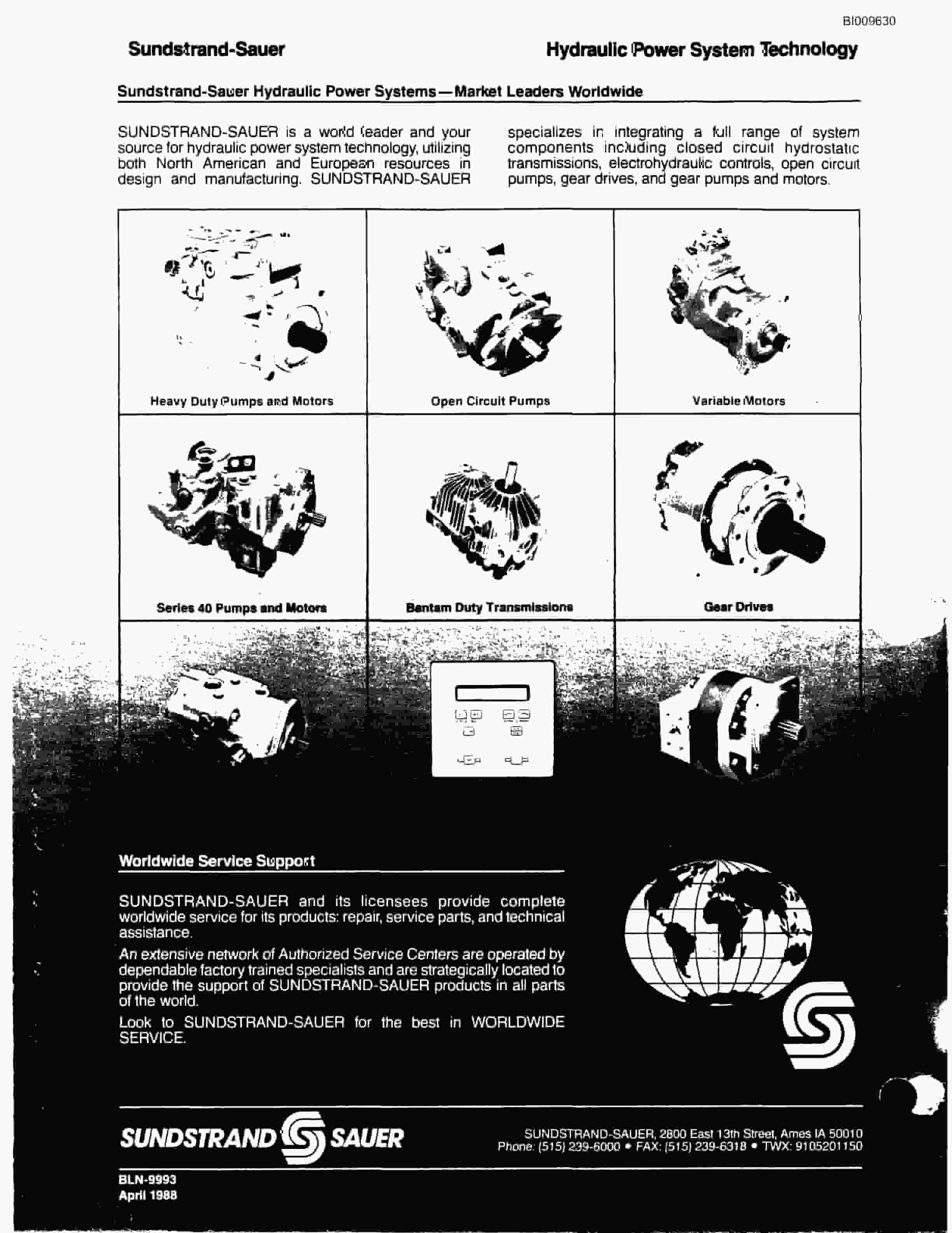 Bucyrus SCH50000 Self Contained Hydraulic Track Drill Parts Catalog BI009630-4