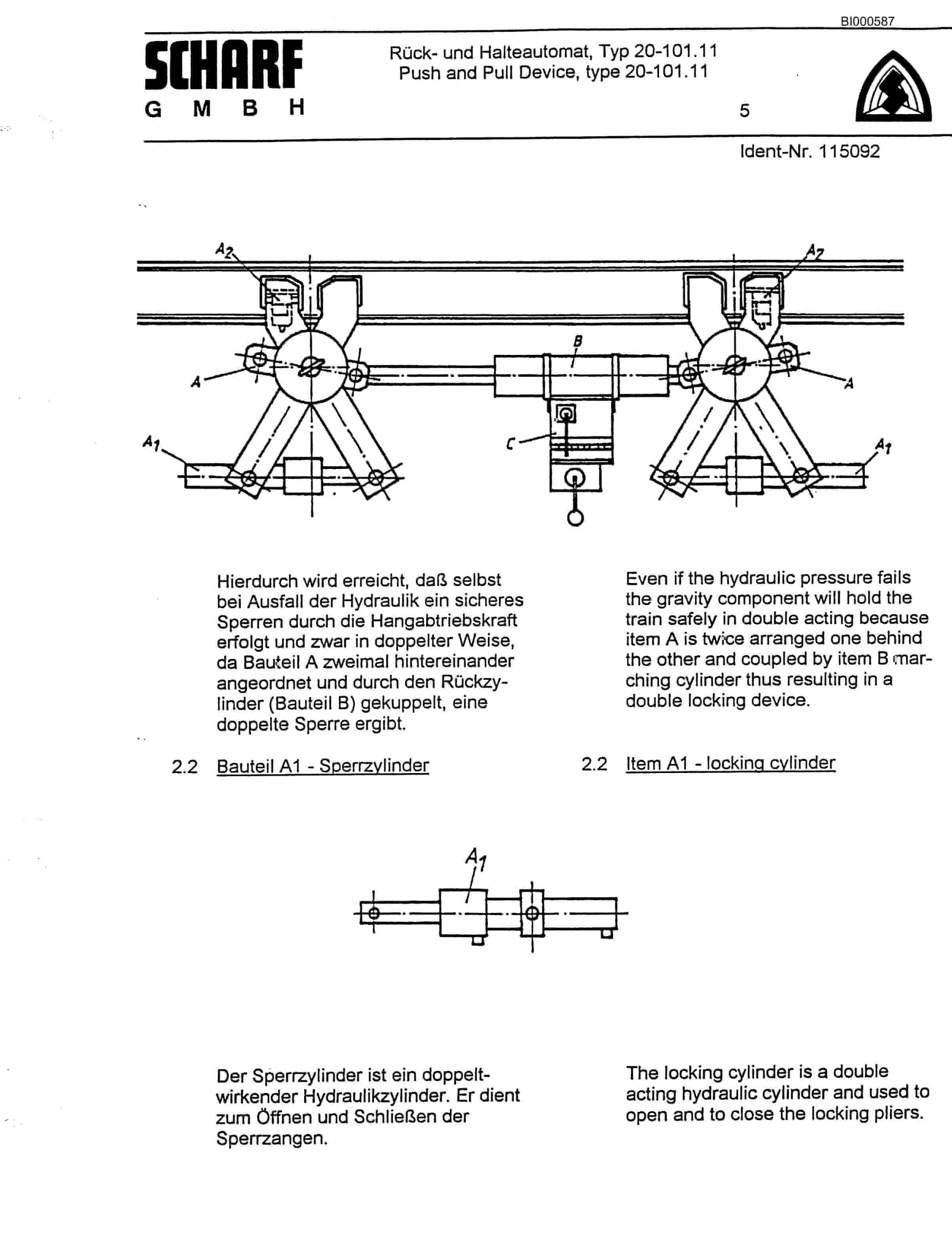Bucyrus Scharf Monorall System Technical Manual BI000587-4