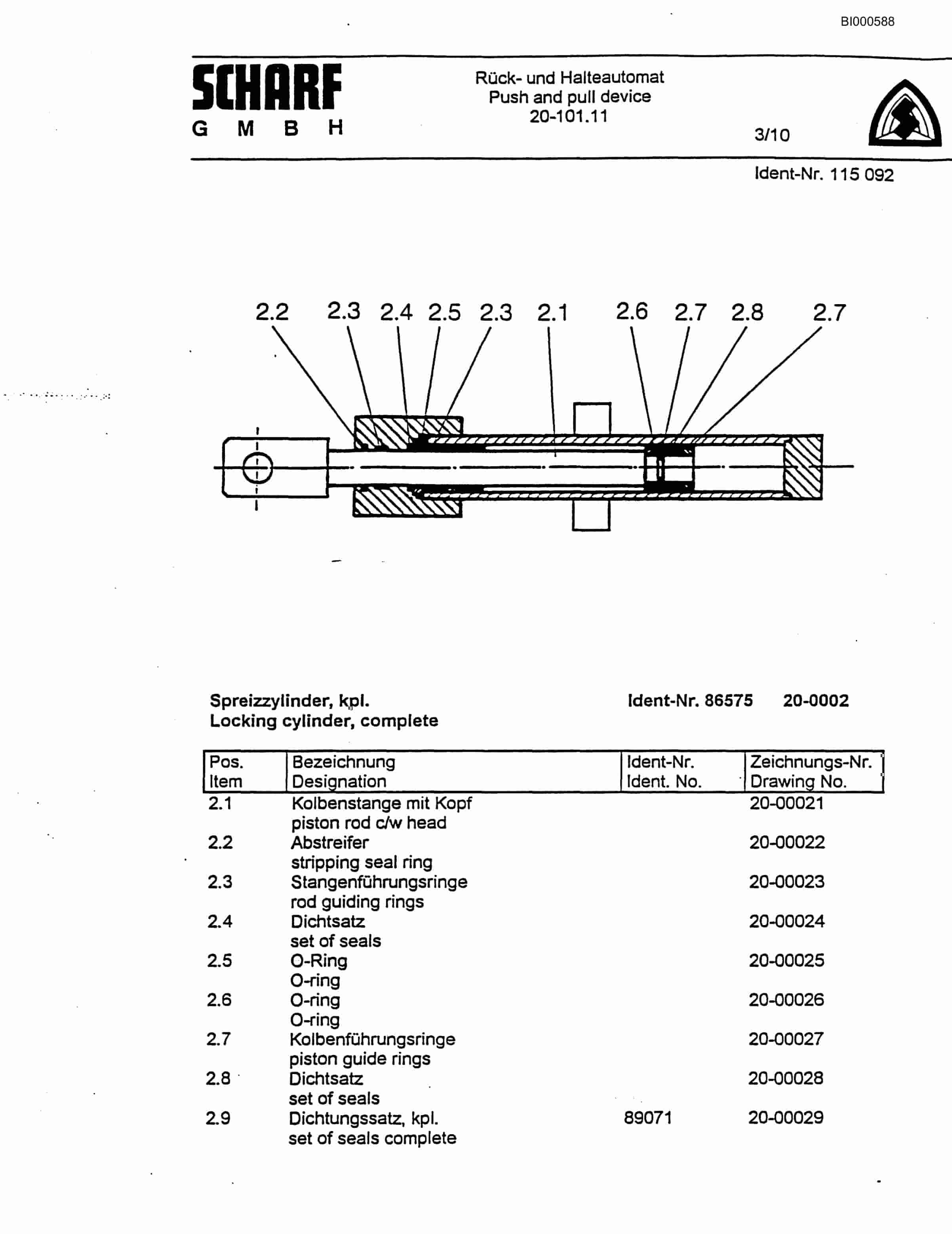 Bucyrus Scharf Monorall System Technical Manual BI000588-5