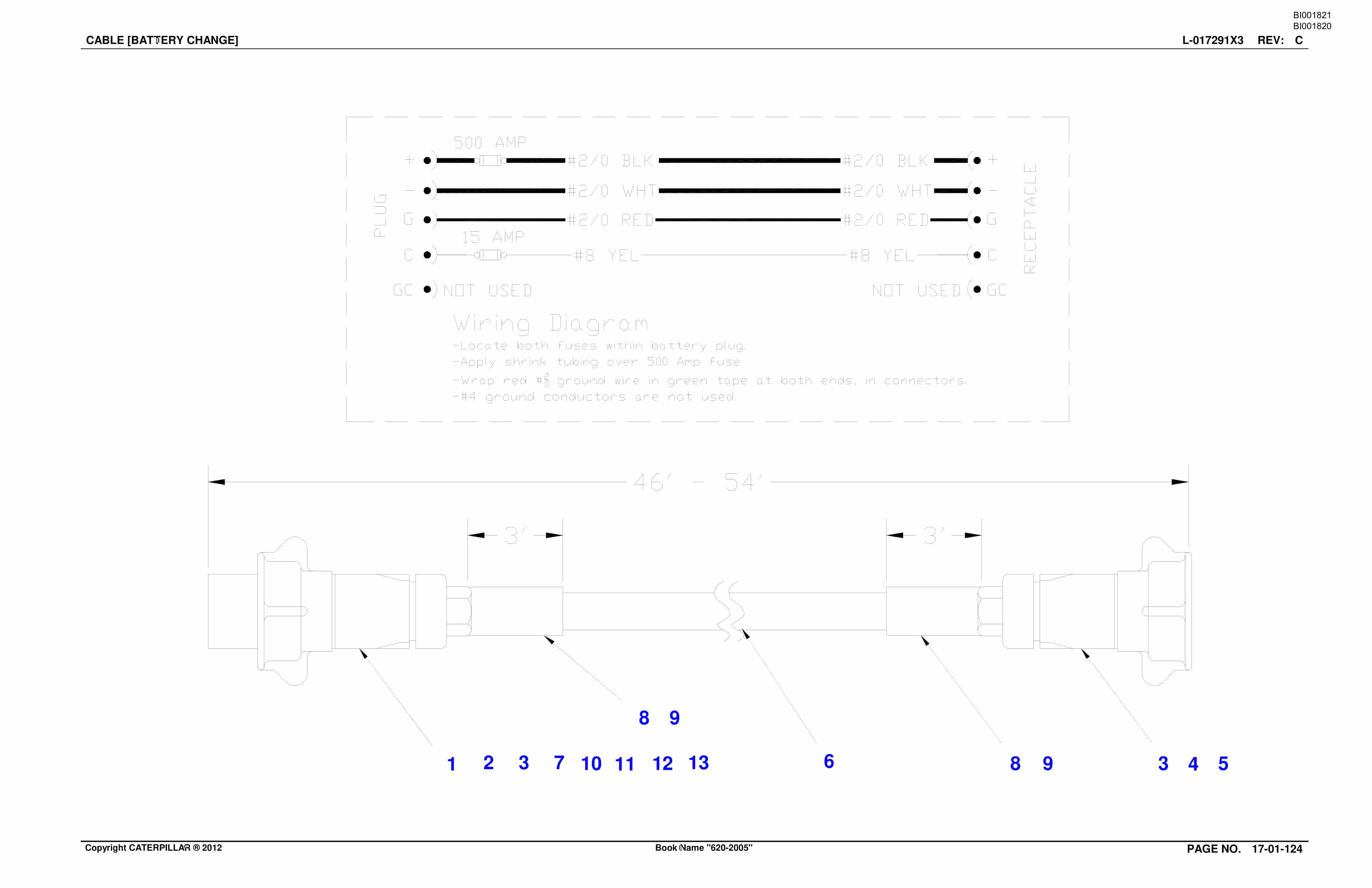 Bucyrus SH620 Roof Support Carrier Parts Catalog BI001821-2