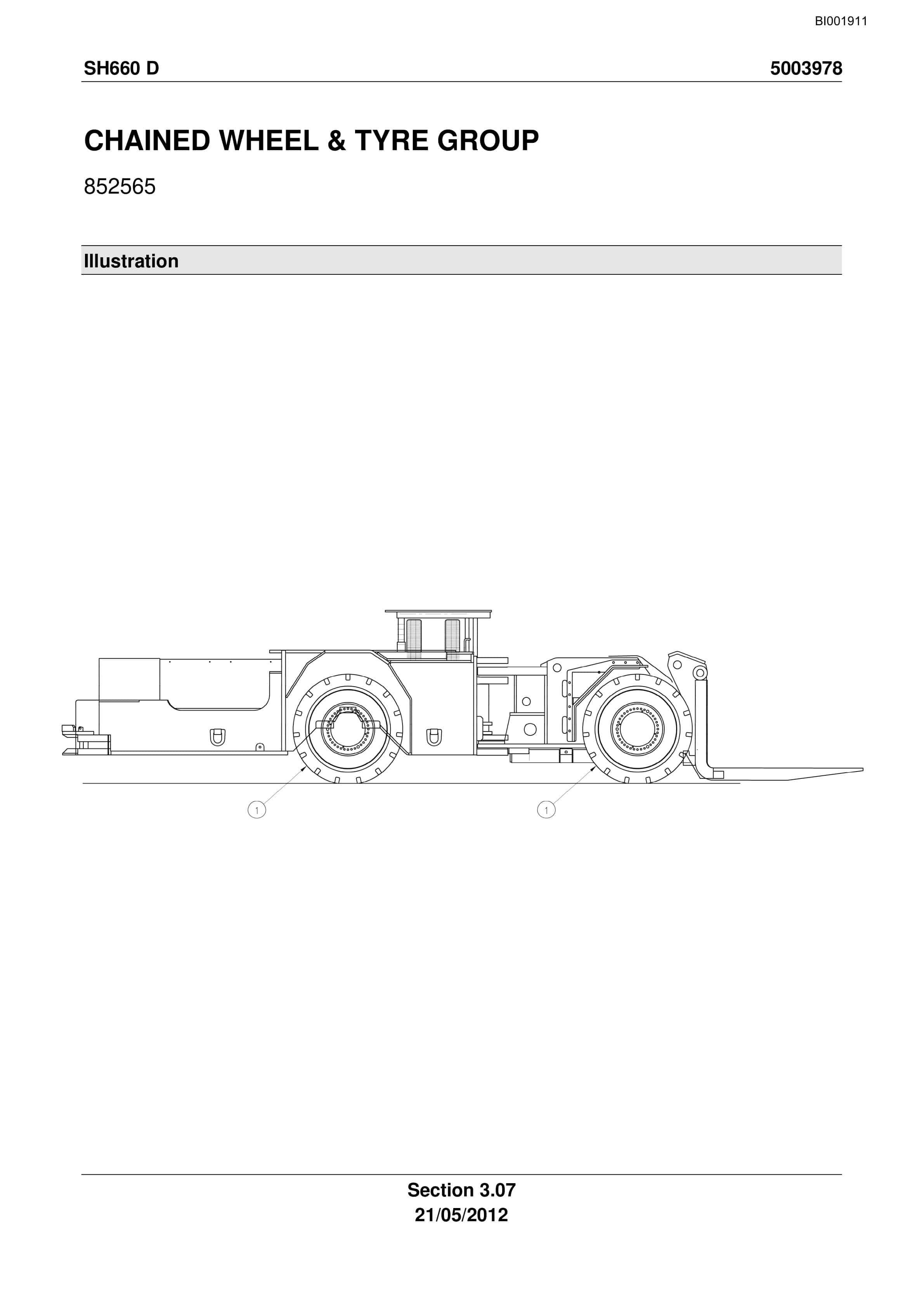 Bucyrus SH660 D Roof Support Carrier Technical Manual BI001911-2