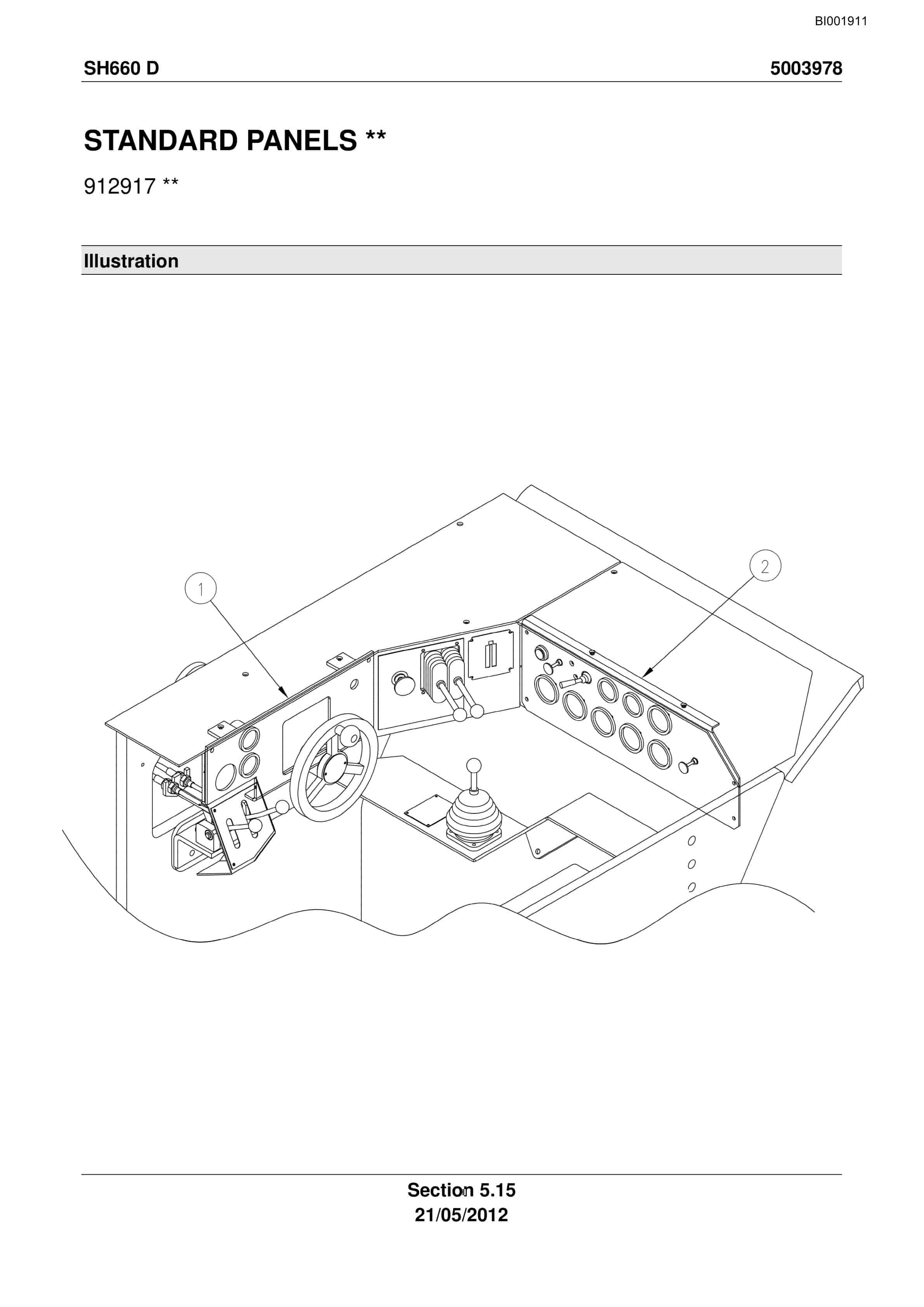 Bucyrus SH660 D Roof Support Carrier Technical Manual BI001911-4