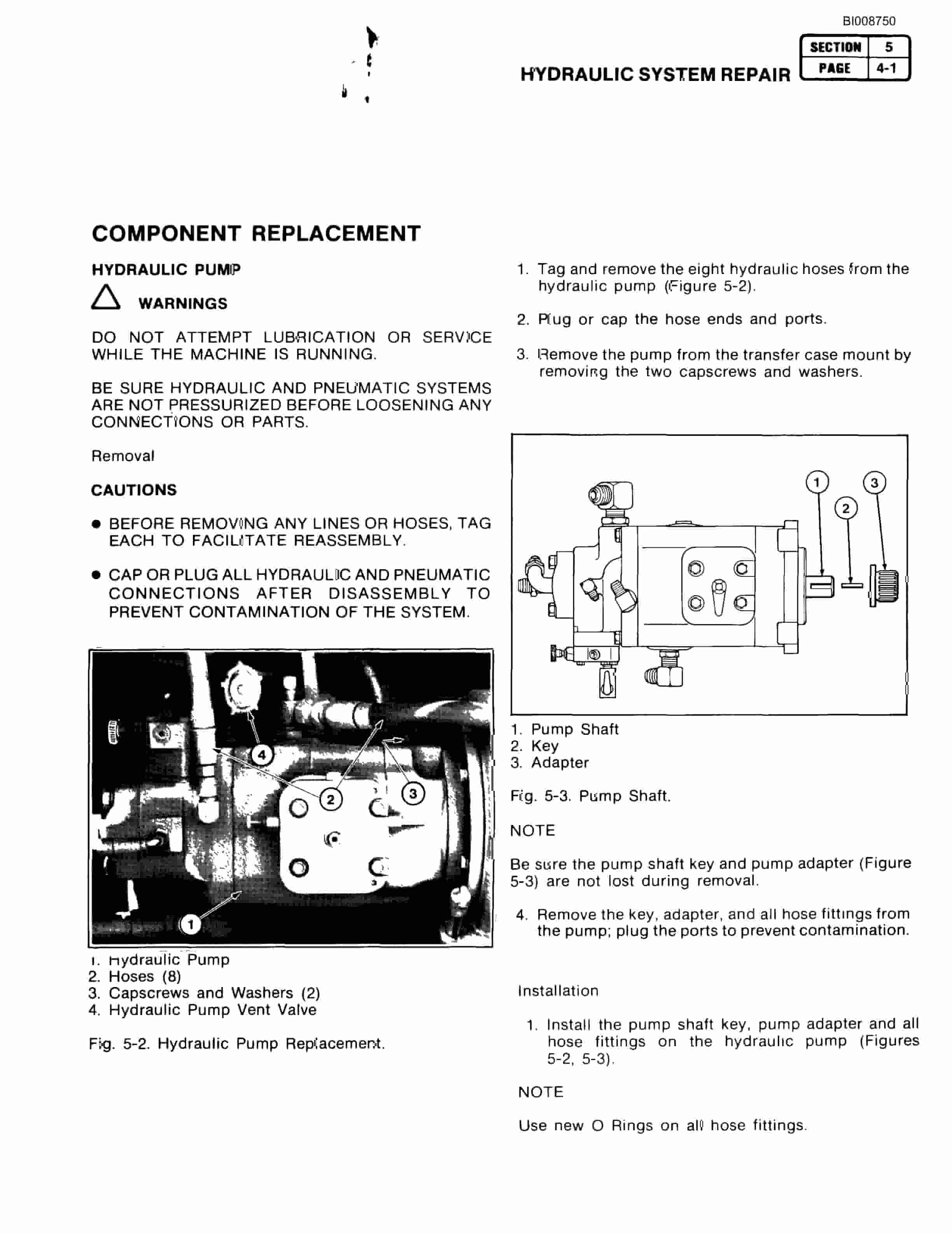 Bucyrus SHC3500A Hydra-Trac Technical Manual BI008750-2