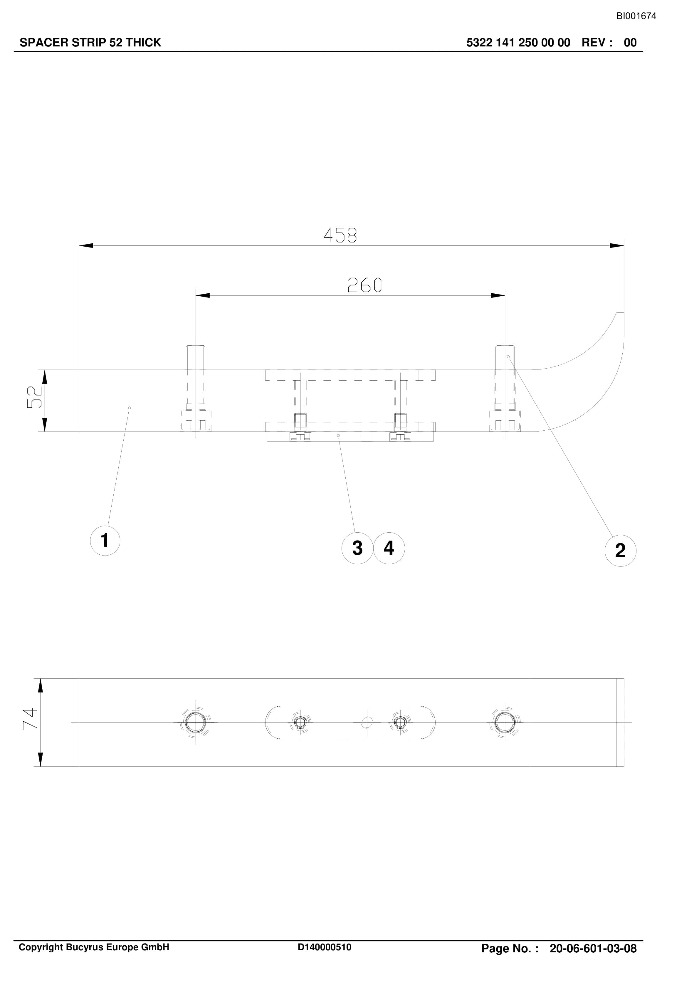 Bucyrus Shearer System Parts Catalog BI001674-3