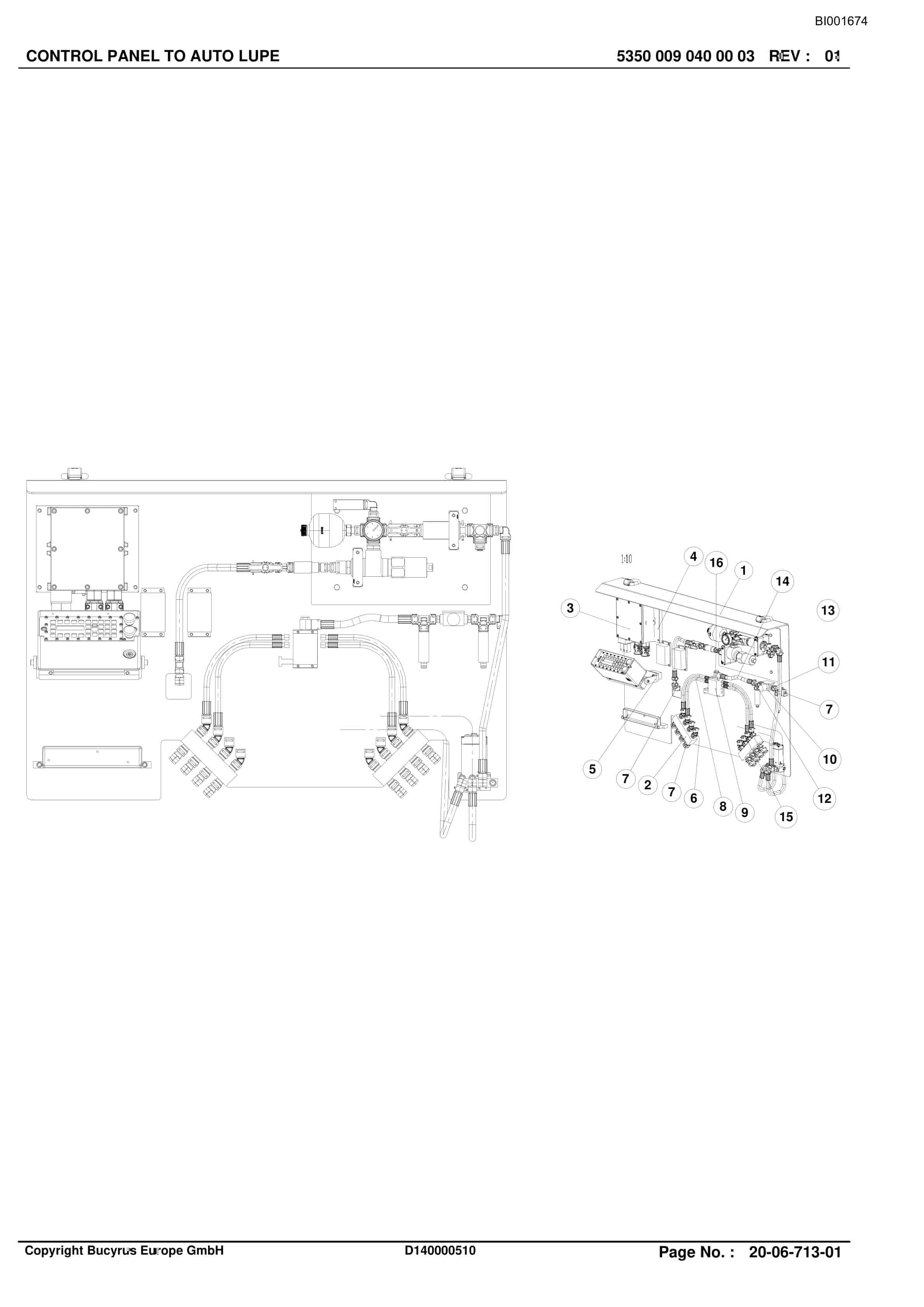 Bucyrus Shearer System Parts Catalog BI001674-5