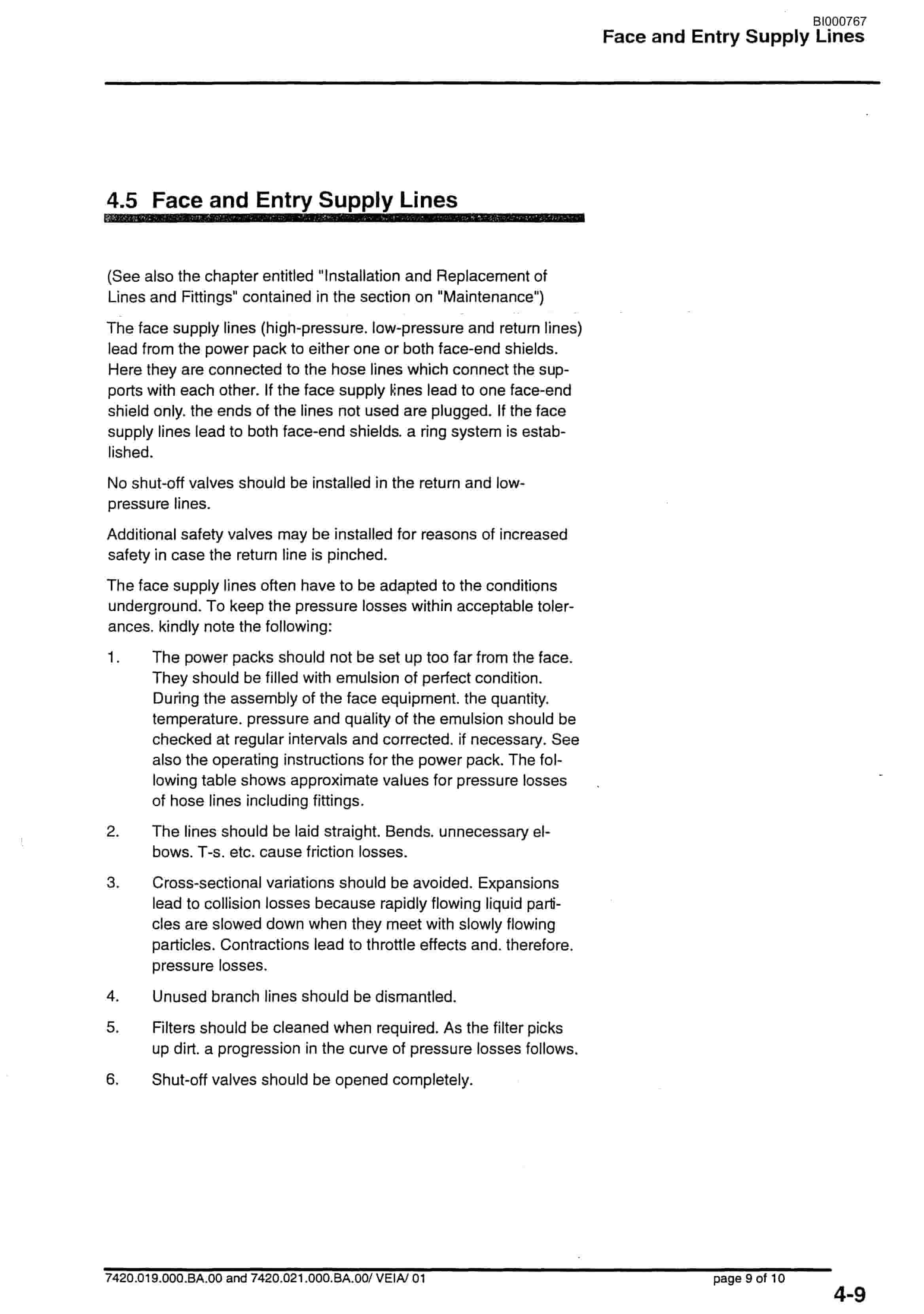 Bucyrus Shield Support Technical Manual BI000767-3