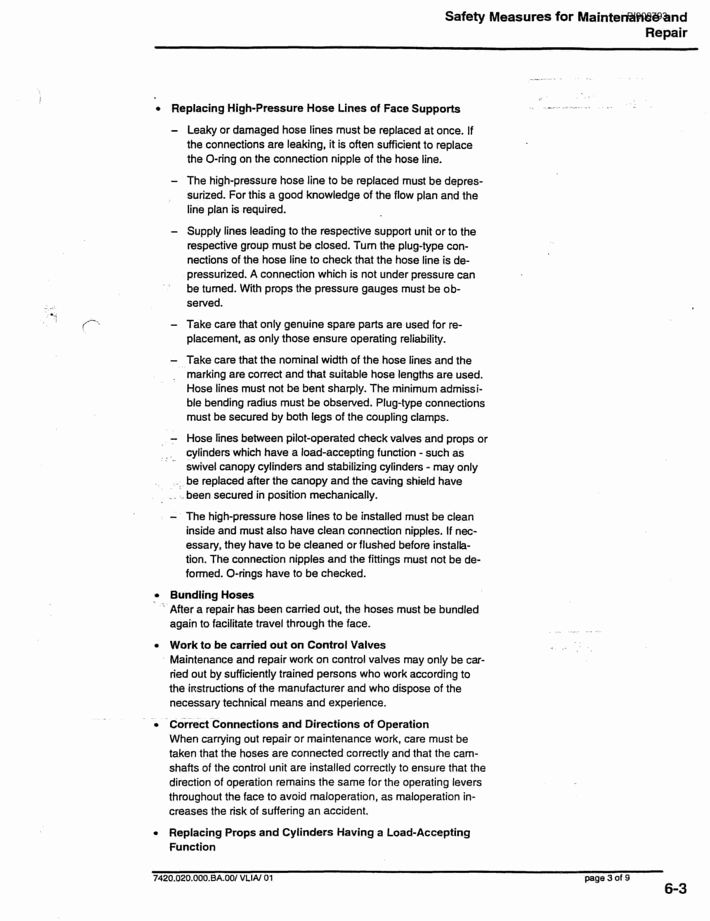 Bucyrus Shield Support Technical Manual BI000793-5