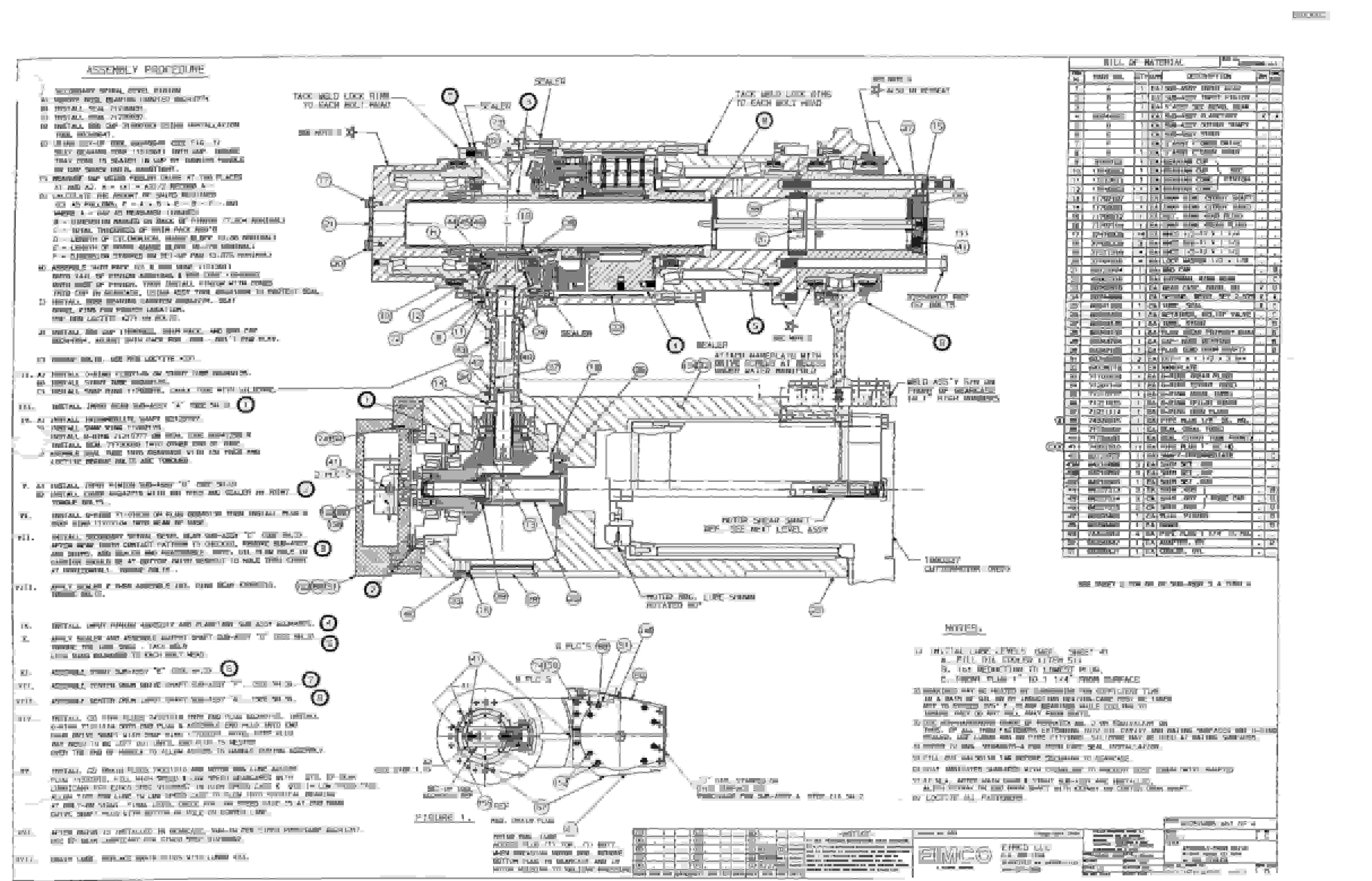 Bucyrus SHM Dash One Parts Catalog BI000021 70880239-3