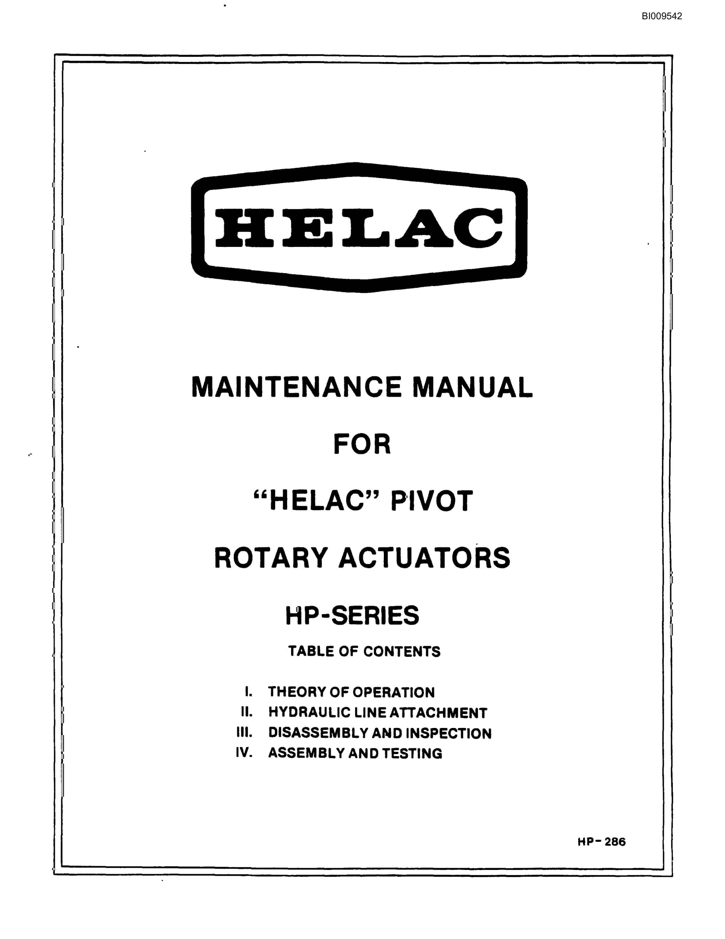Bucyrus Single Boom Hydraulic Jumbo Parts Catalog BI009542-4