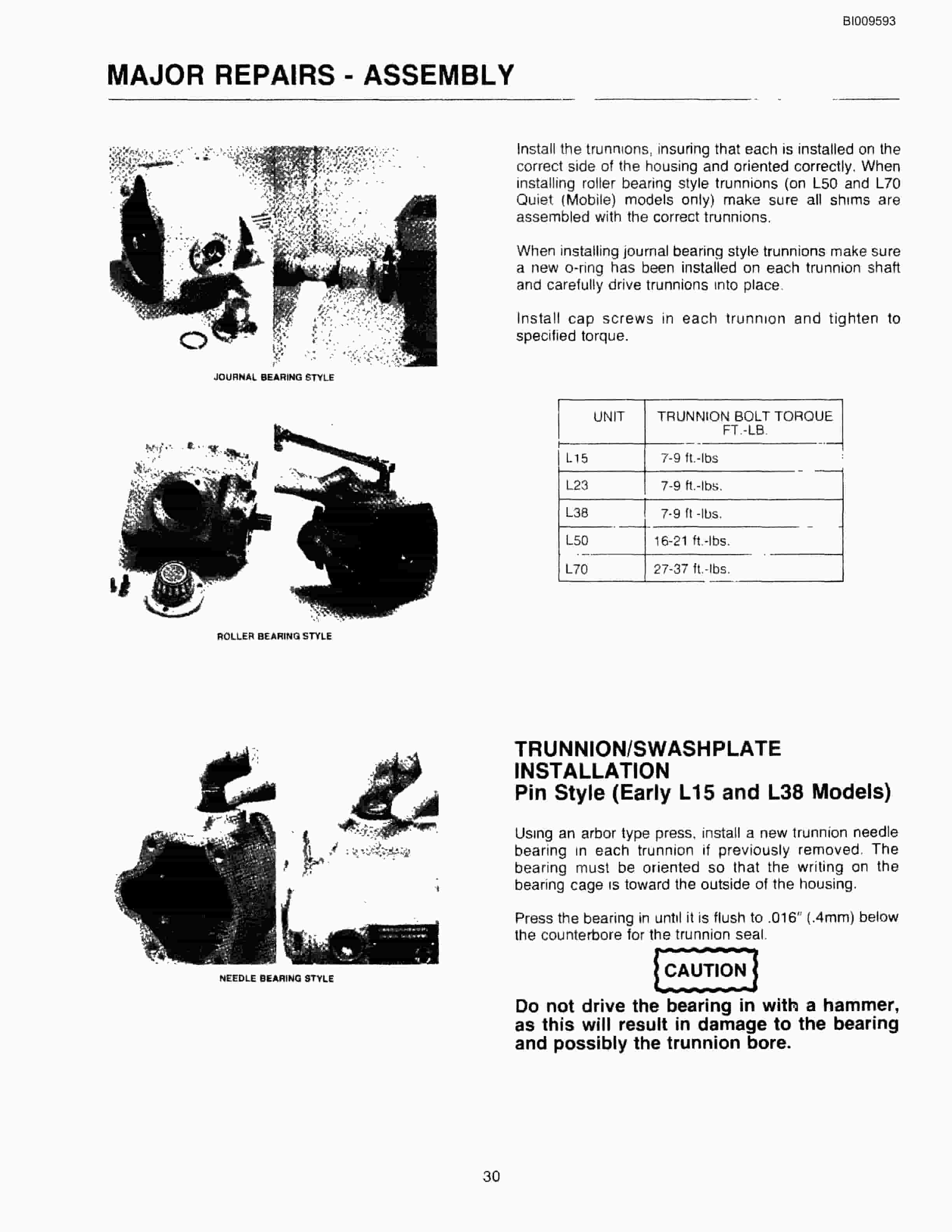 Bucyrus Single Boom Hydraulic Jumbo Parts Catalog BI009593-4