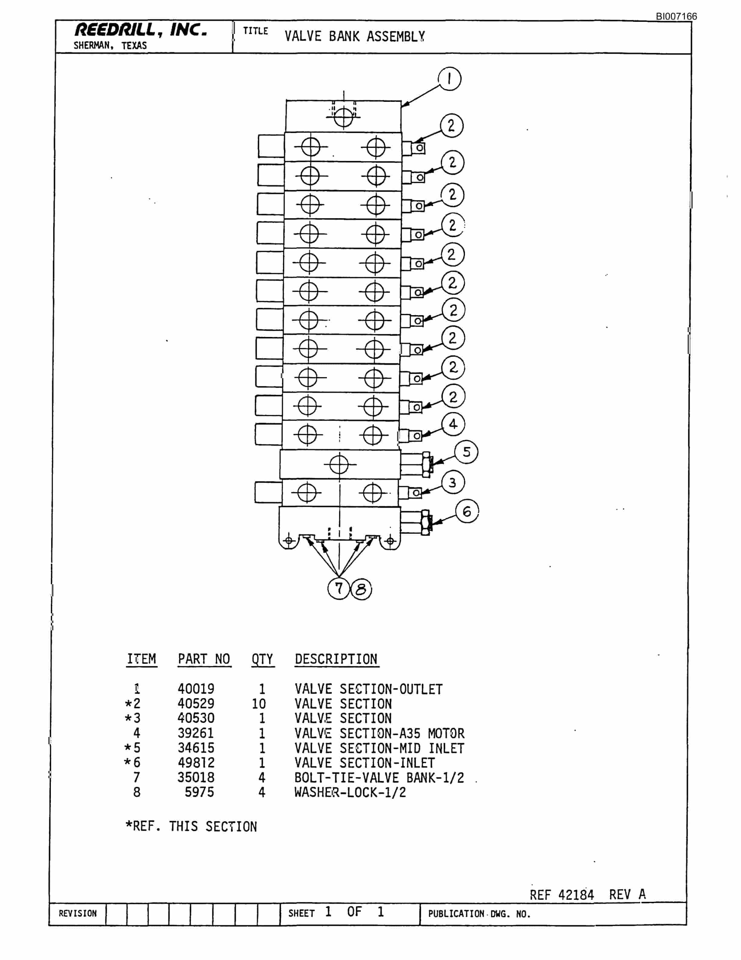 Bucyrus SK-25 Parts Catalog BI007166-4