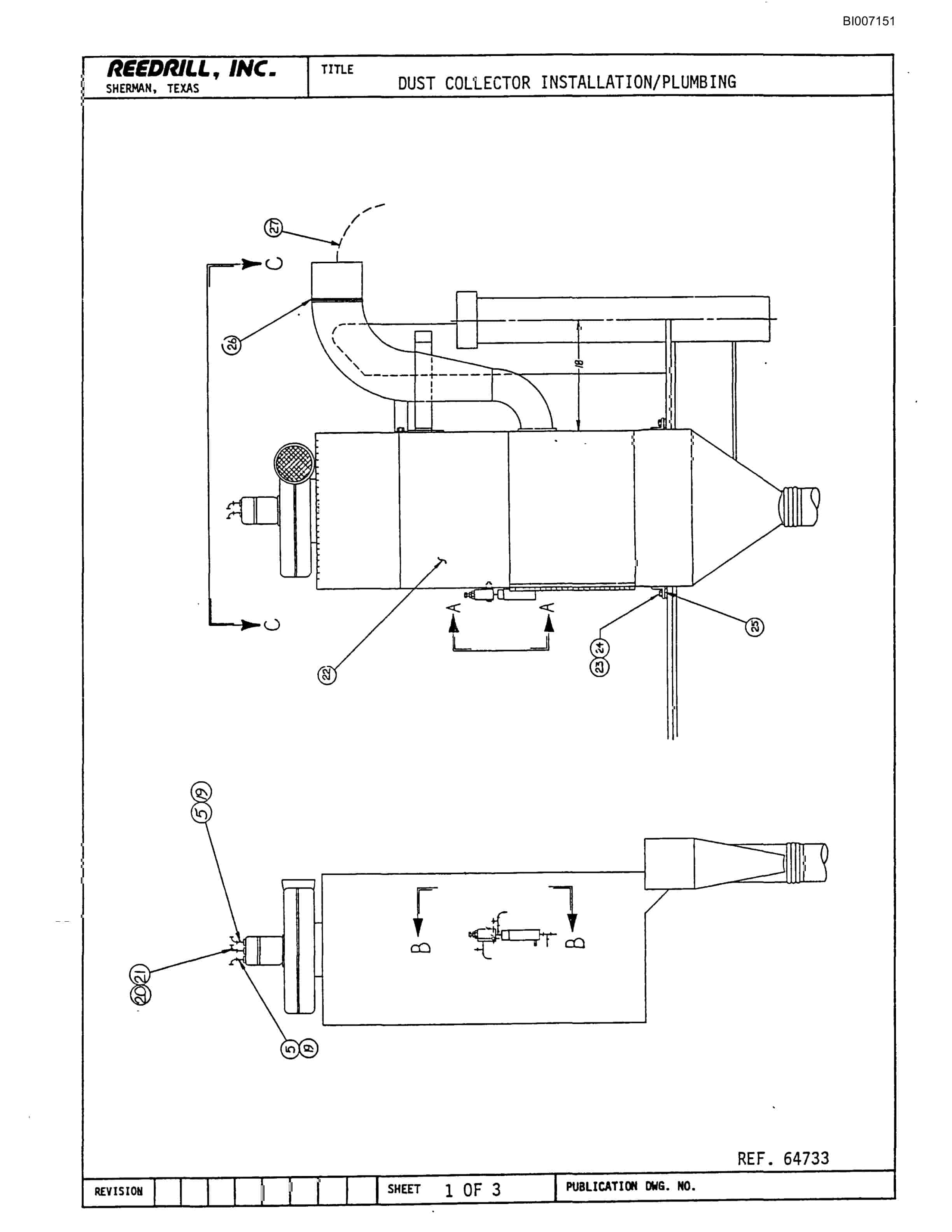 Bucyrus SK-25 Rotary Blasthole Drill Parts Catalog BI007151-2