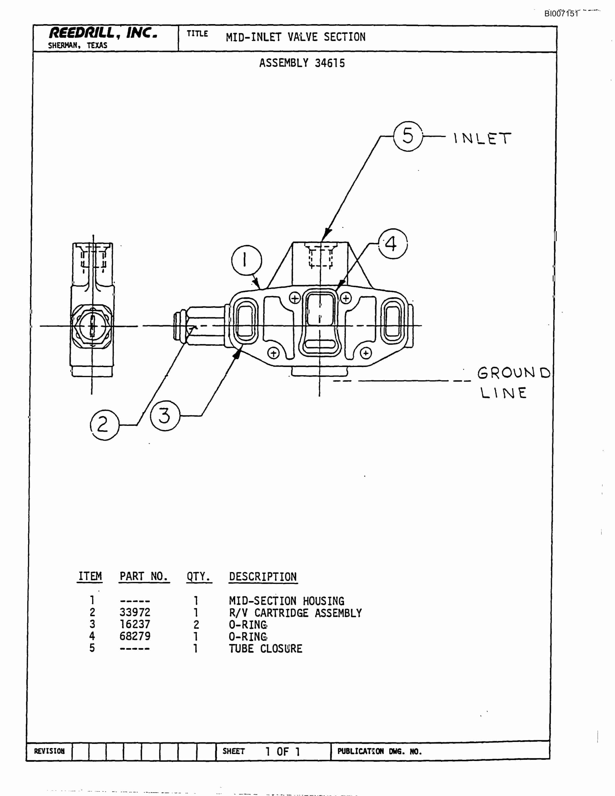 Bucyrus SK-25 Rotary Blasthole Drill Parts Catalog BI007151-4