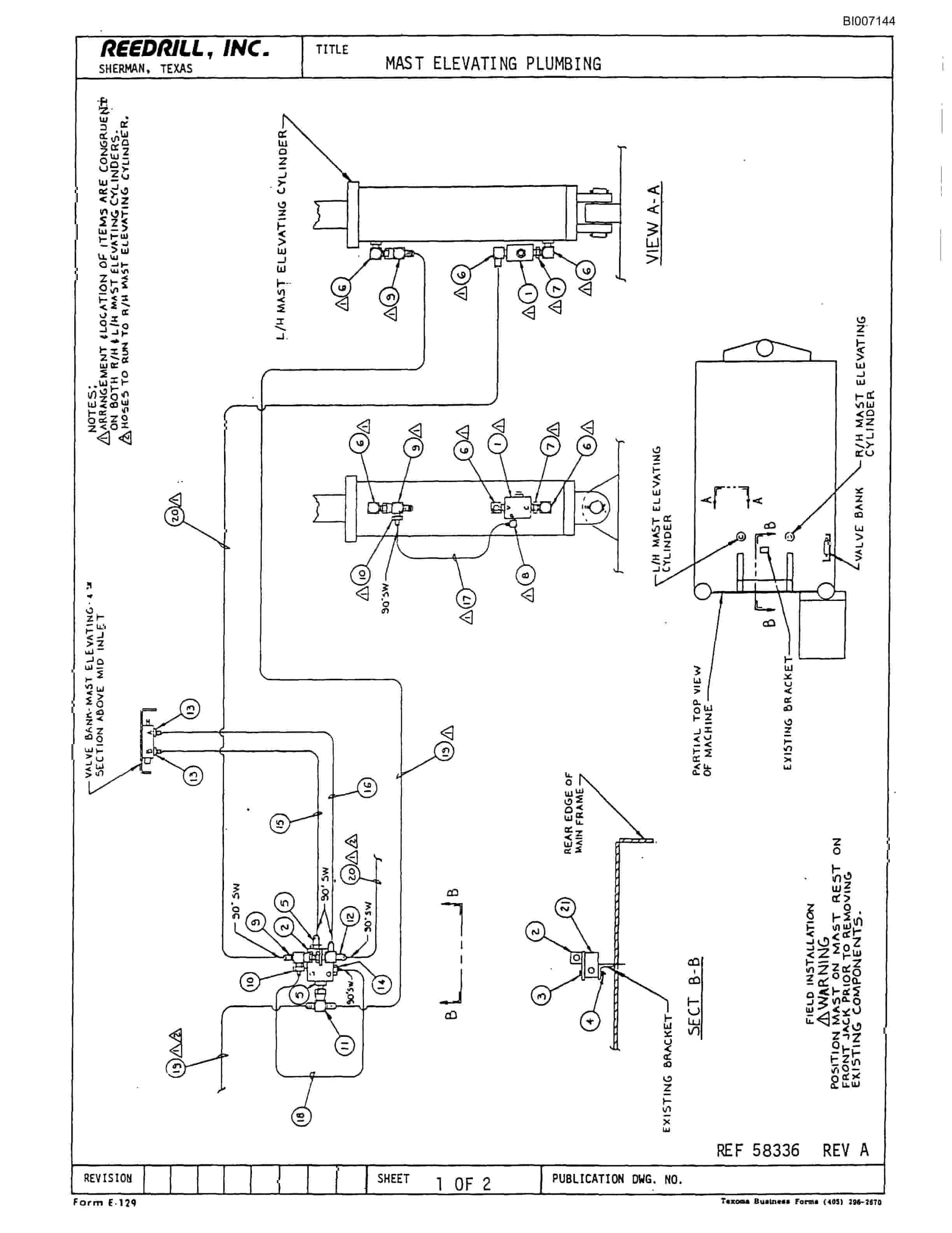 Bucyrus SK-25HP Parts Catalog BI007144-4