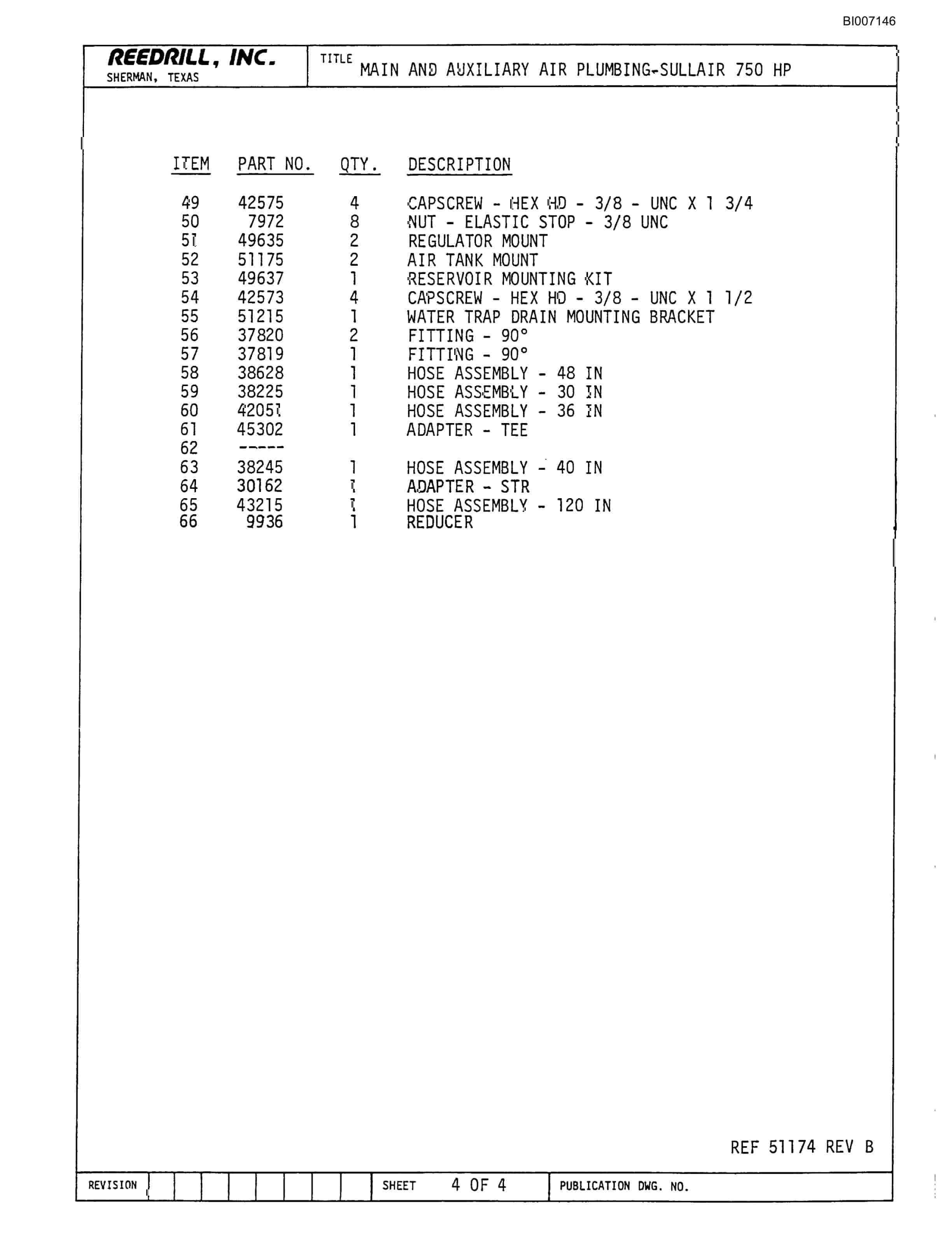 Bucyrus SK-25HP Parts Catalog BI007146-2