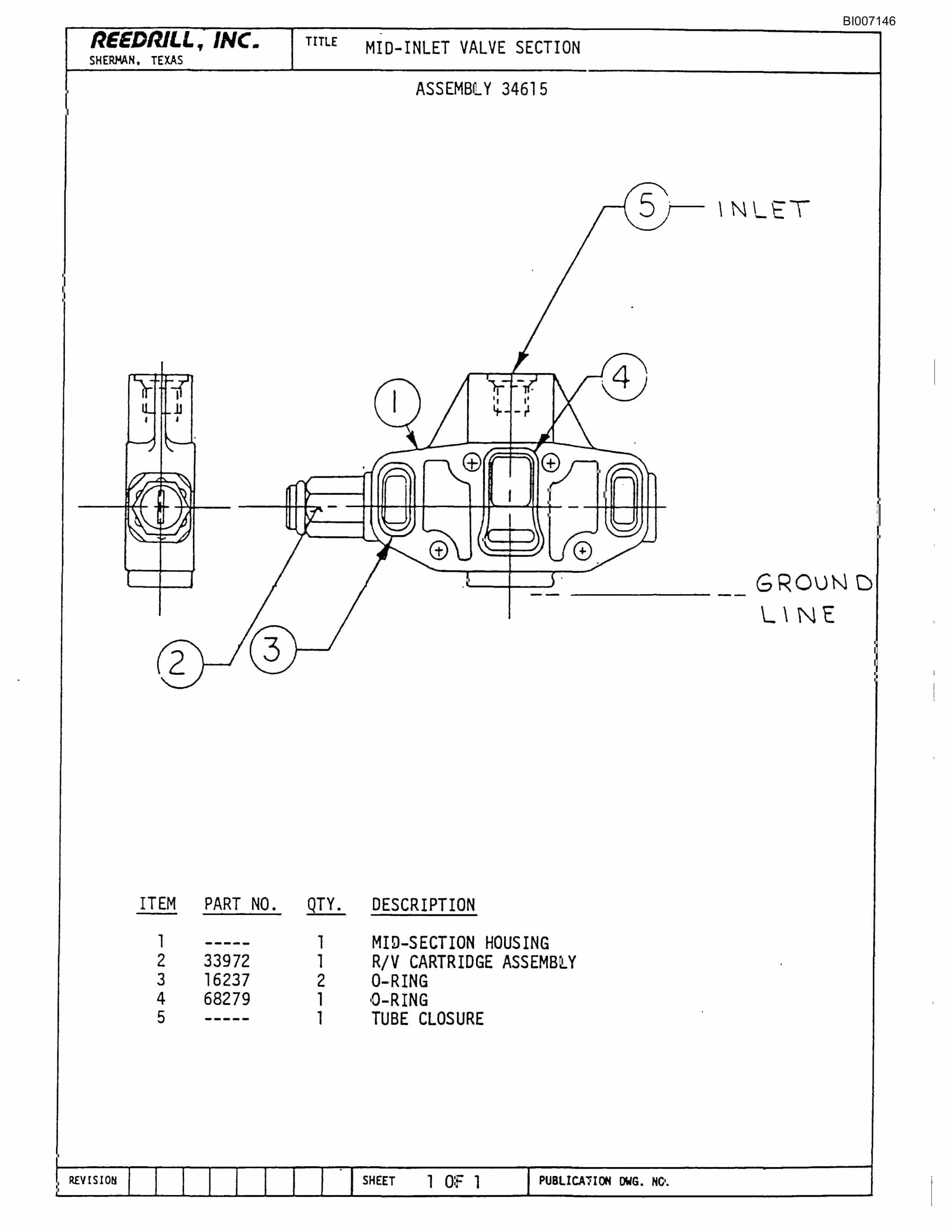 Bucyrus SK-25HP Parts Catalog BI007146-5