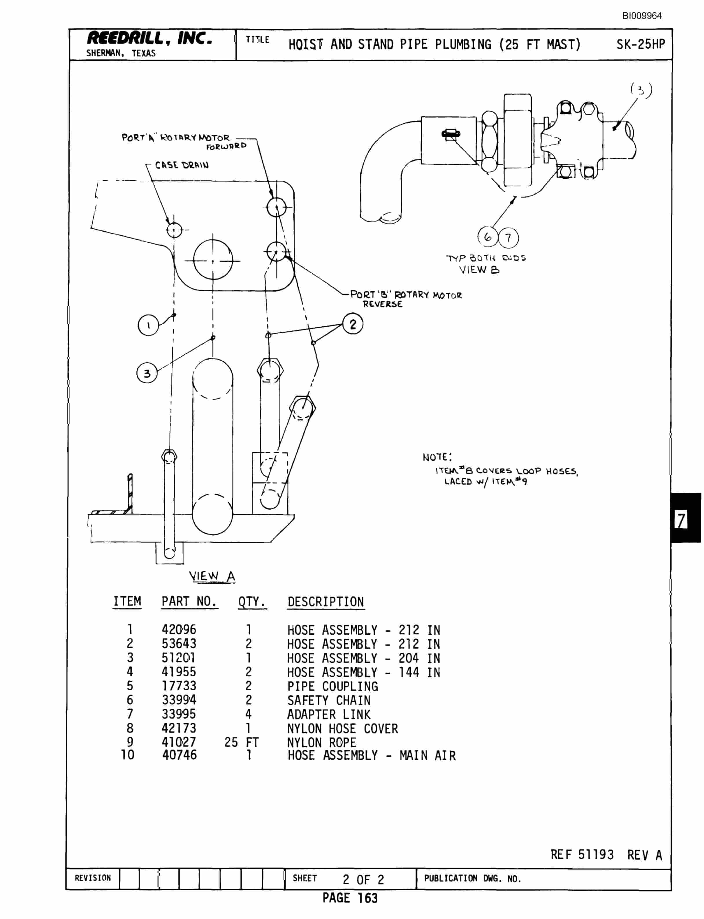 Bucyrus SK-25HP Parts Catalog BI009964-2